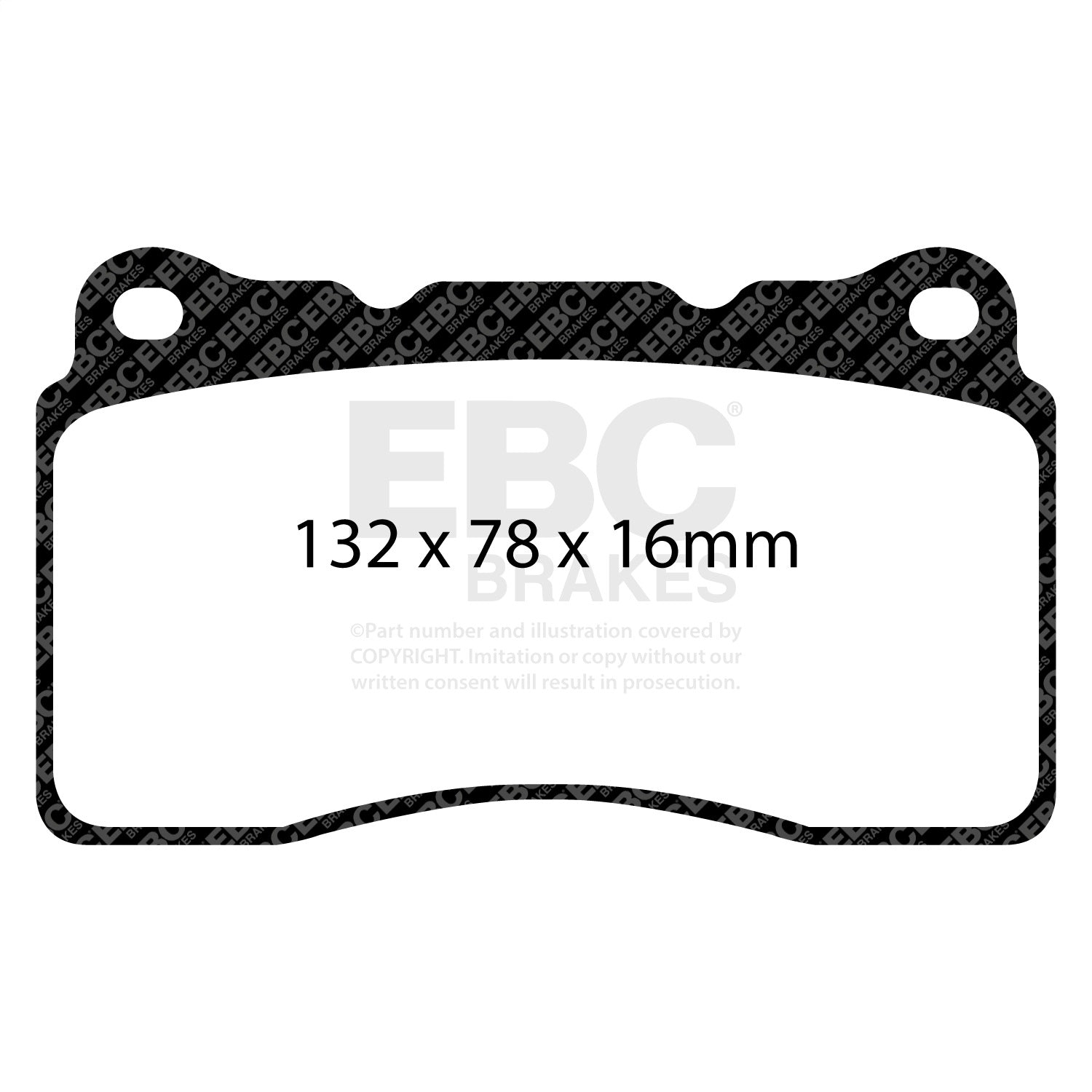 EBC Brakes DP92093 Orangestuff 9000 Series Race Brake Pads EBC Brakes DP92093