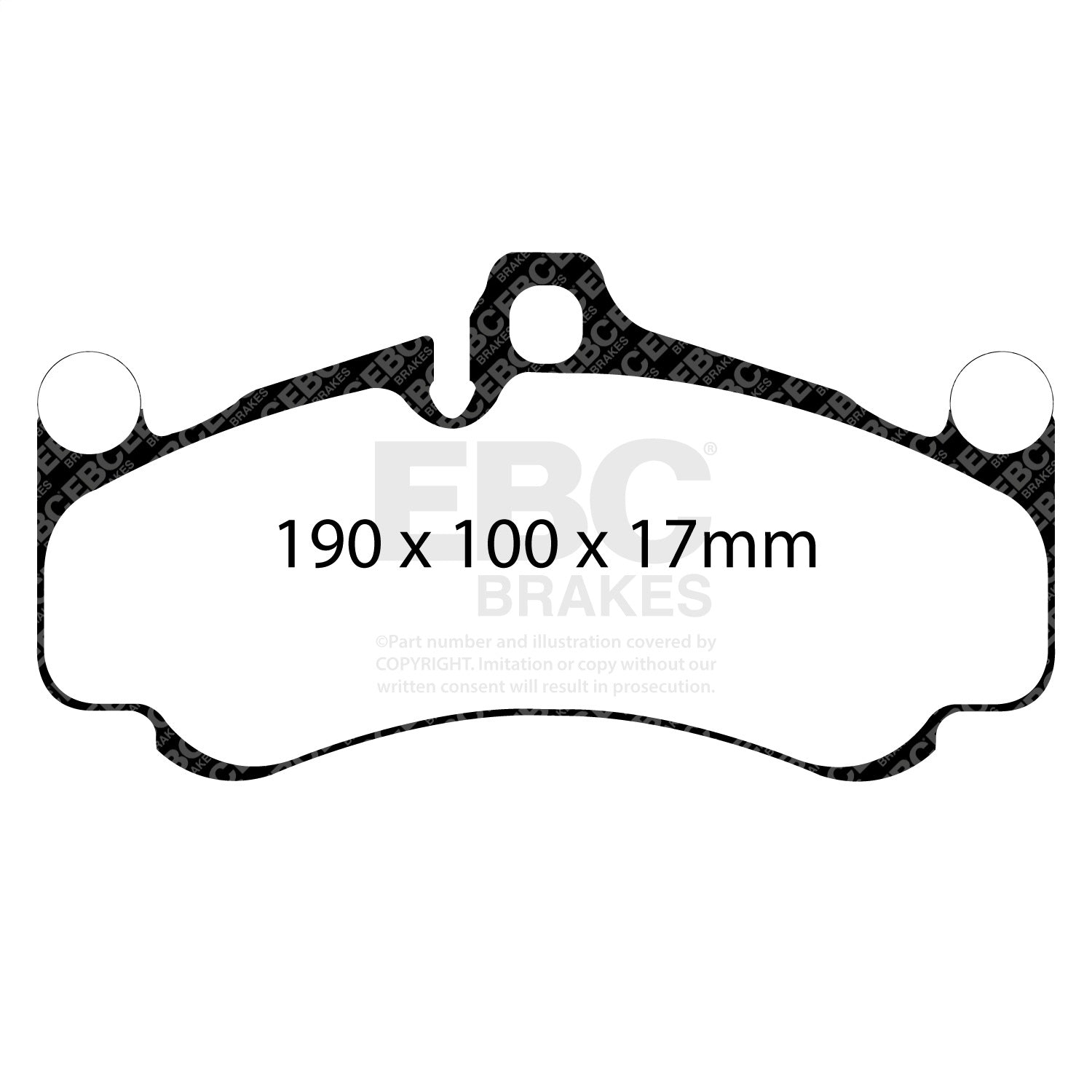 EBC Brakes Racing DP82094RP1 EBC RP-1 Race Brake Pads EBC Brakes Racing DP82094RP1