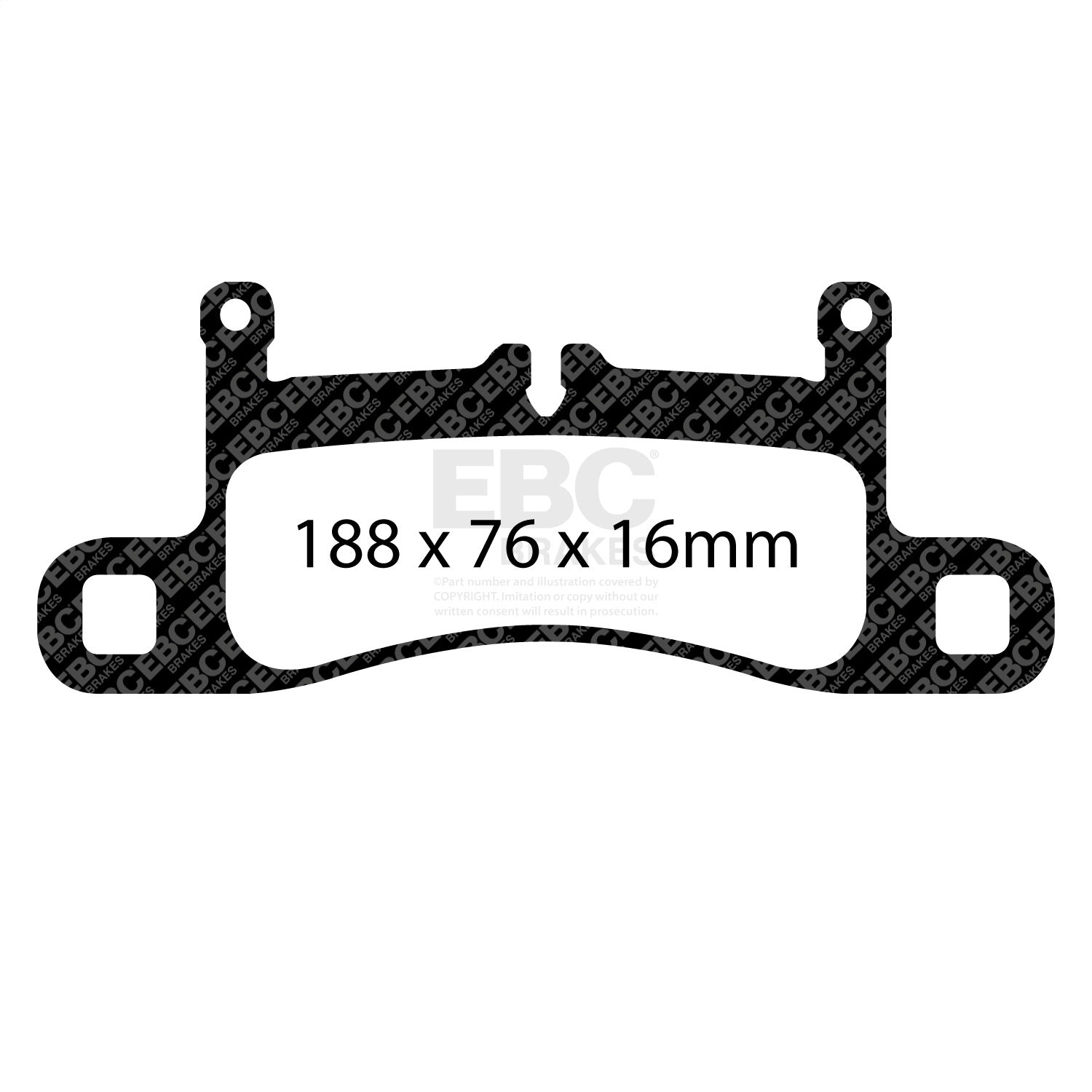 EBC Brakes ED92098 Truck/SUV Extra Duty Brake Pads EBC Brakes ED92098