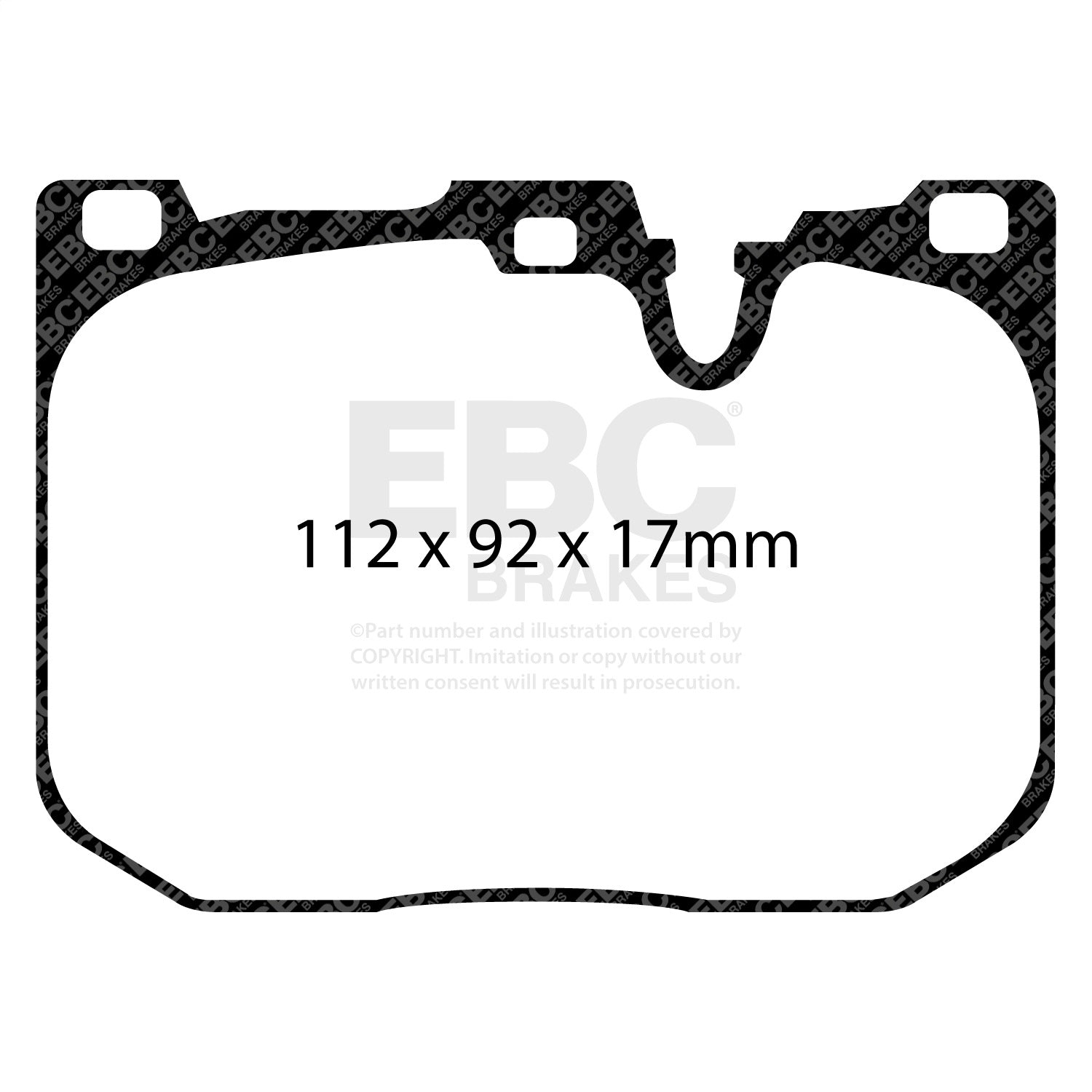 EBC Brakes Racing DP82130RP1 EBC RP-1 Race Brake Pads EBC Brakes Racing DP82130RP1