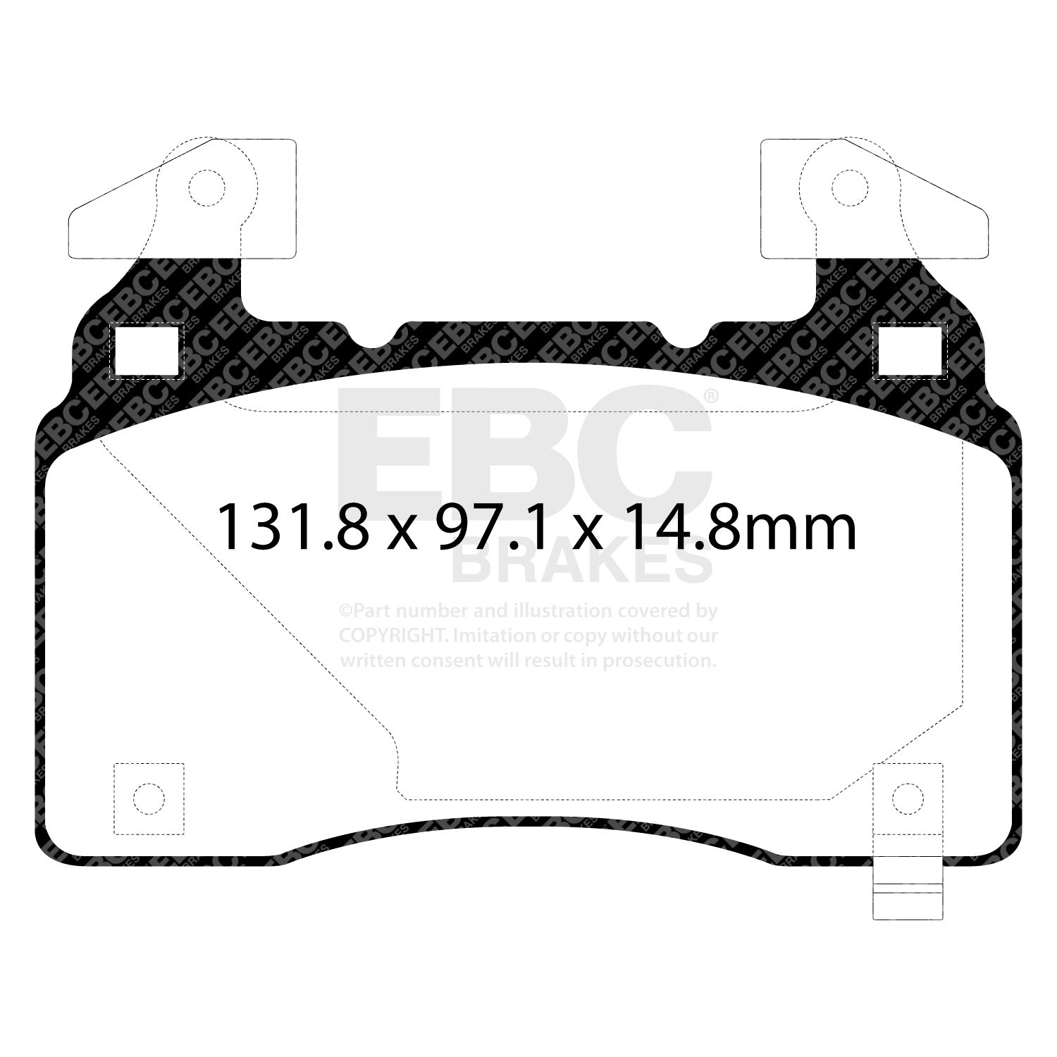 EBC Brakes DP93028 Orangestuff 9000 Series Race Brake Pads EBC Brakes DP93028