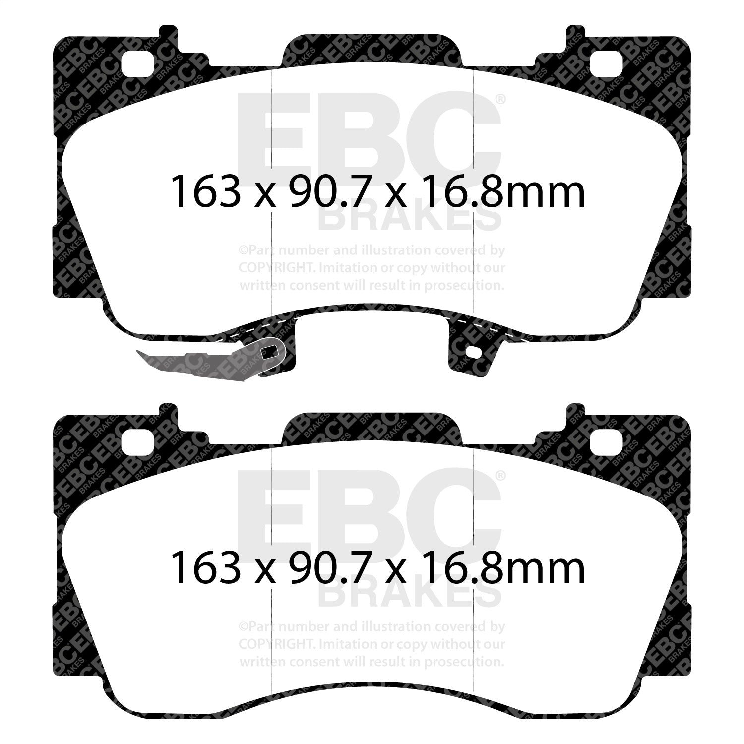 EBC Brakes DP93042 Orangestuff 9000 Series Race Brake Pads EBC Brakes DP93042