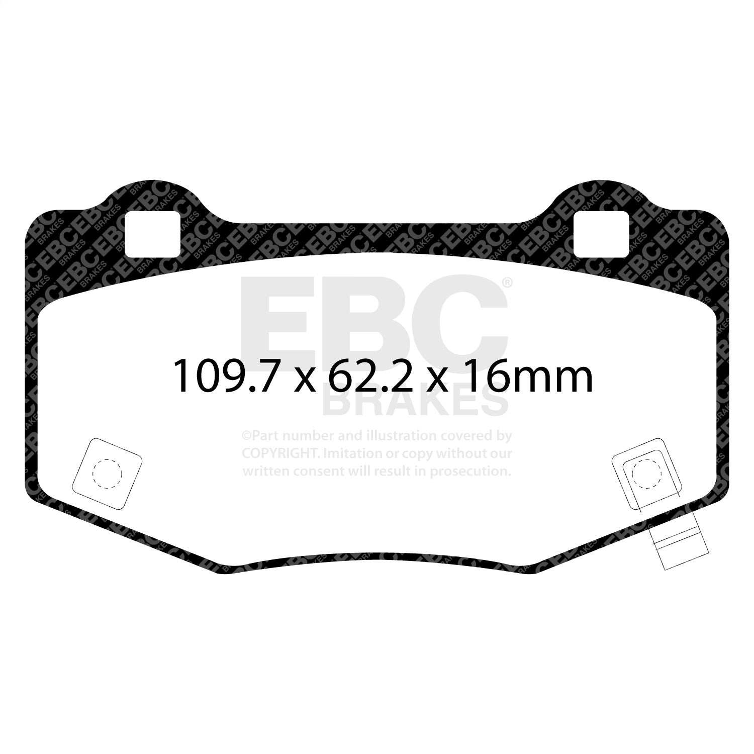EBC Brakes DP93056 Orangestuff 9000 Series Race Brake Pads EBC Brakes DP93056