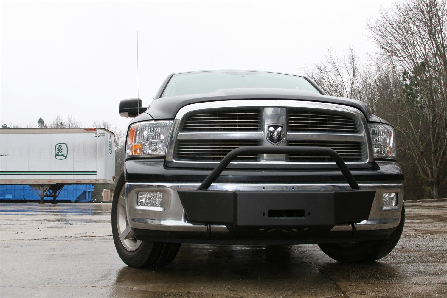 Fab Fours DR10-N2460-1 Large Frame Winch Mount; Large Frame 2 Stage Black Powder Coated; Fab Fours DR10-N2460-1