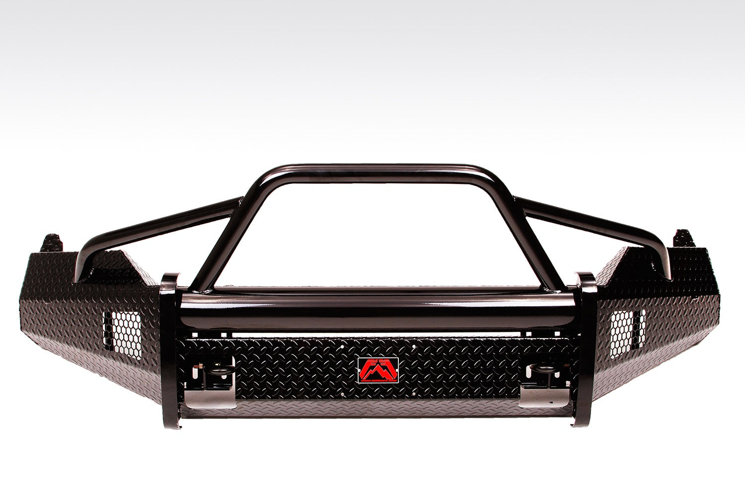 Fab Fours DR13-K2962-1 Black Steel Front Bumper Fab Fours DR13-K2962-1