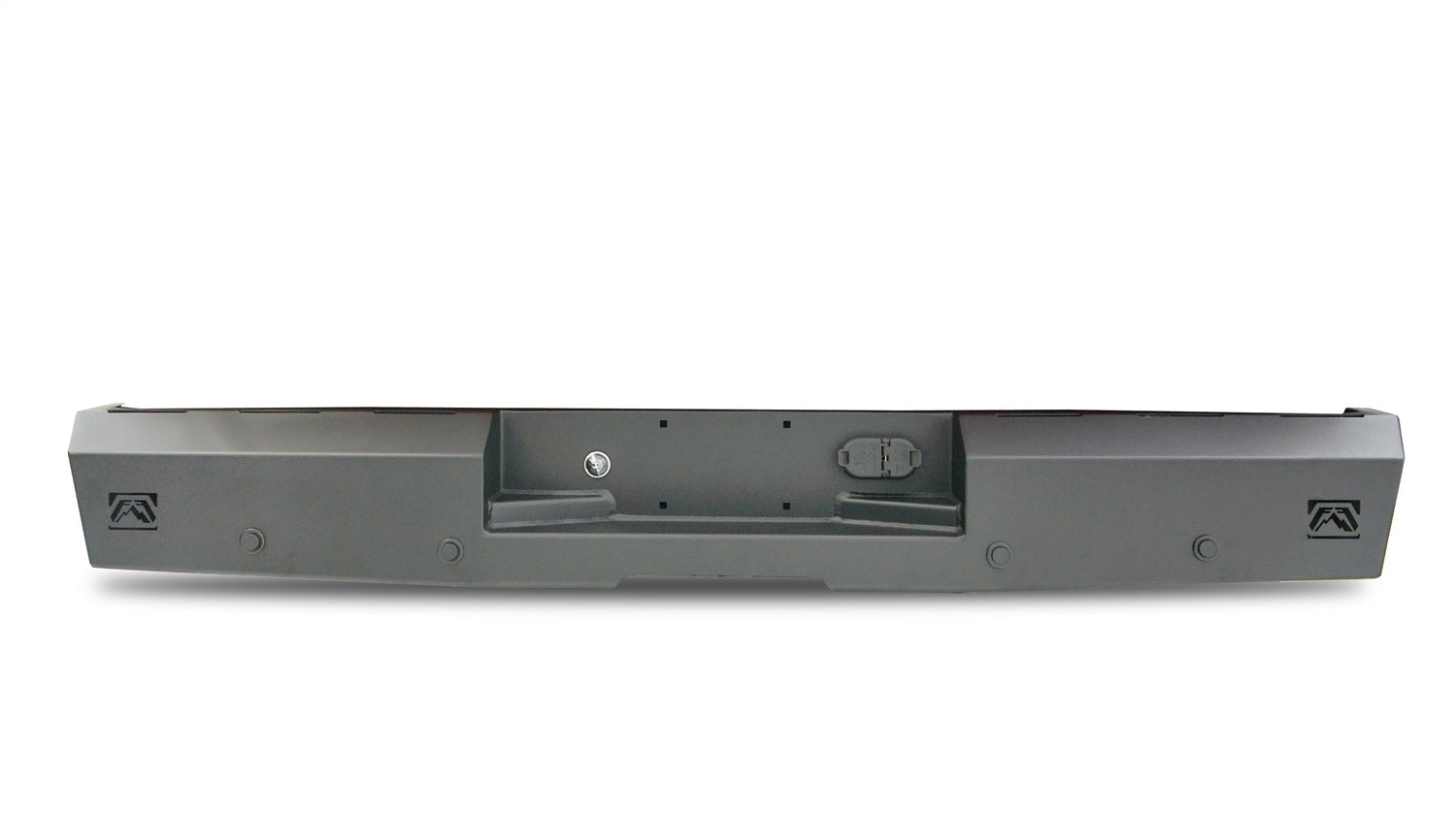 Fab Fours DR19-RT4250-1 Red Steel Rear Bumper; Fab Fours DR19-RT4250-1