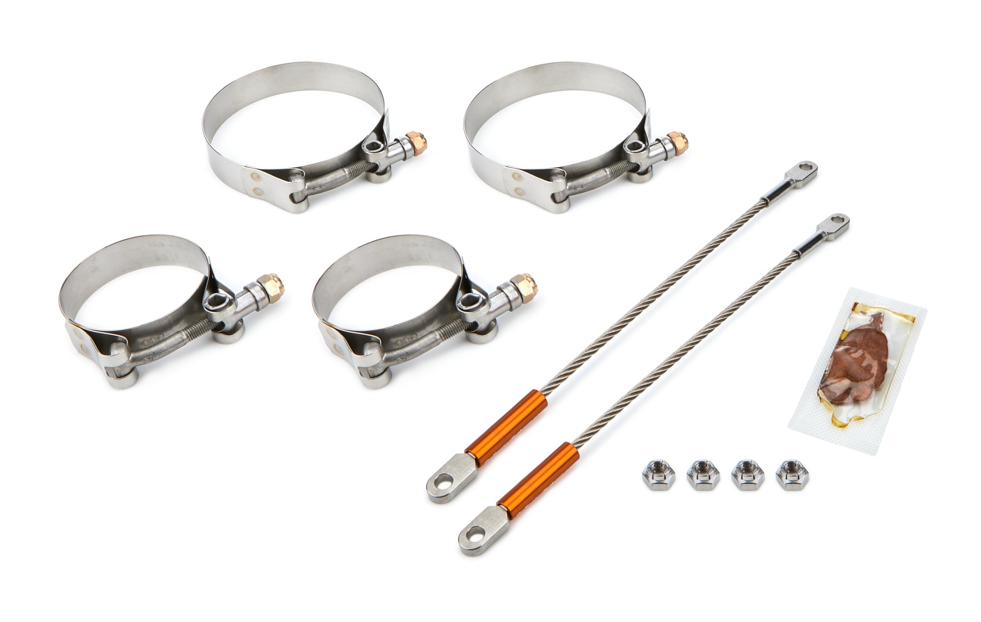 drag race solutions 0010-2250-3500 10in Premium Tether Set 2.250 Pri/3.500 Clamp drag race solutions 0010-2250-3500