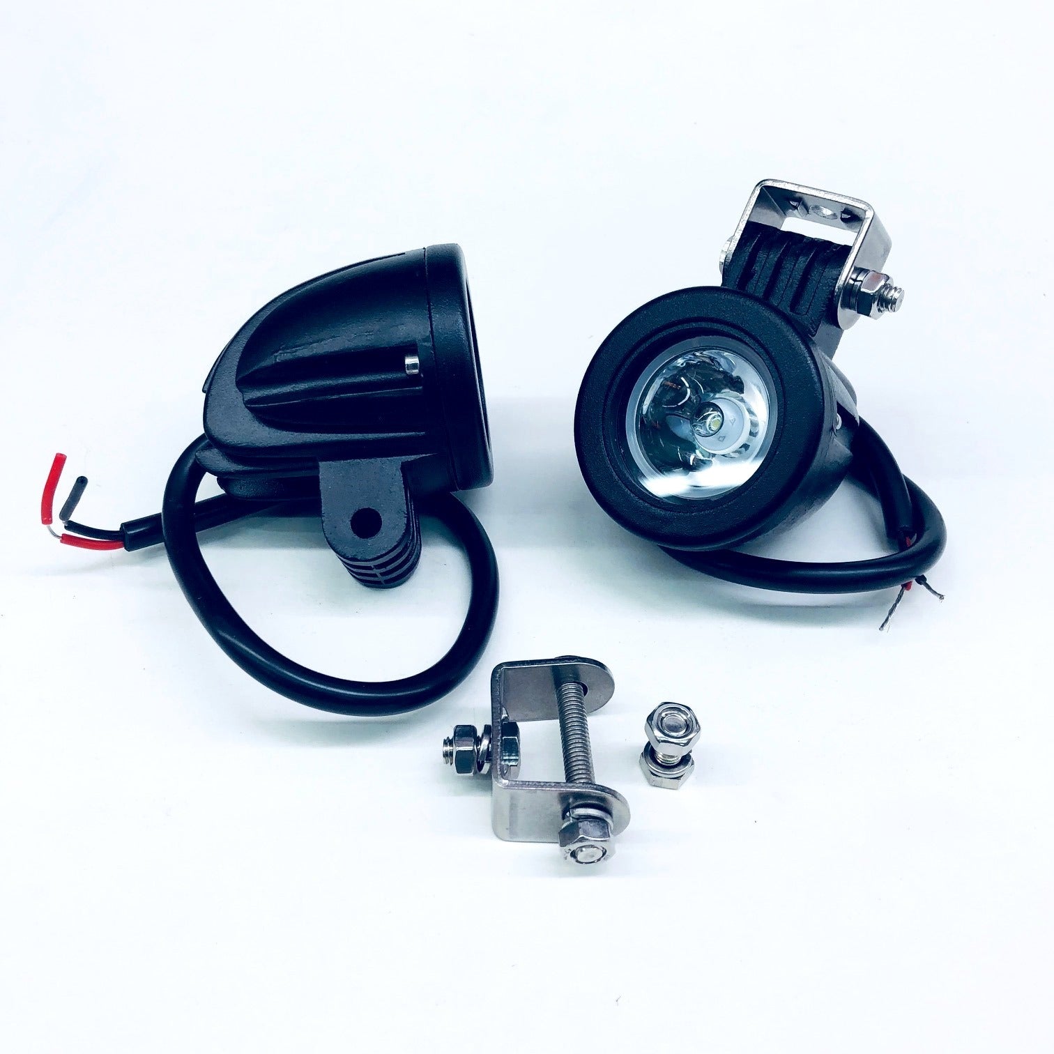 drag race solutions 7001-002B LED Dragster Headlights - Black 2-Pack drag race solutions 7001-002B