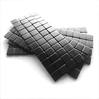 drag race solutions 7016-250B Wheel Weights - Steel - Tape Stick On - Black drag race solutions 7016-250B