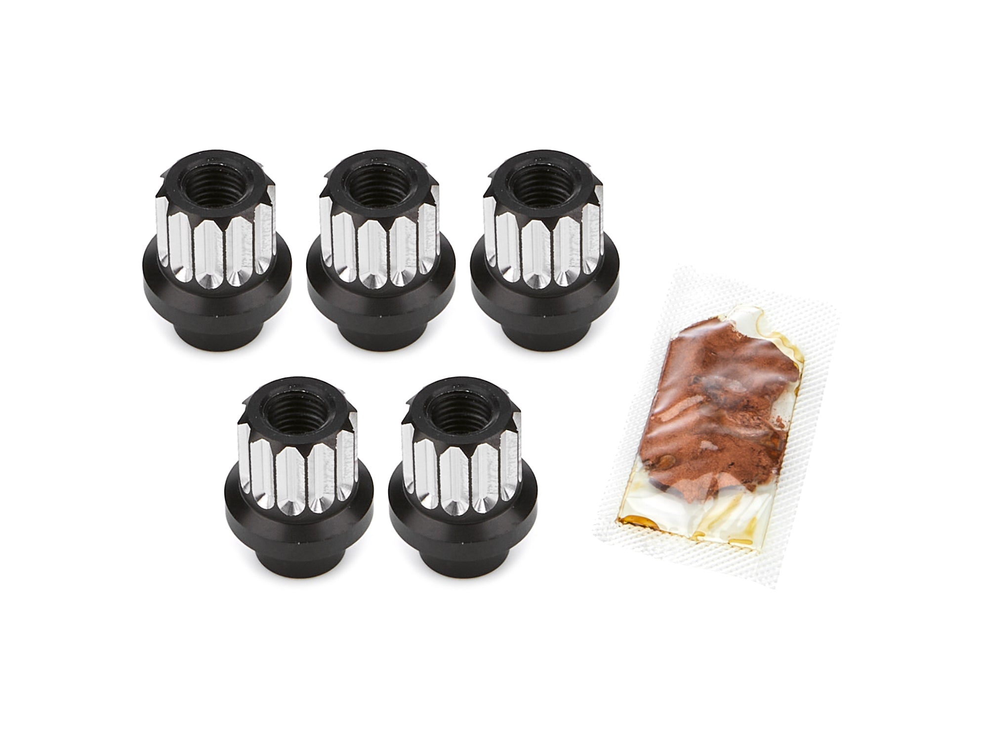 drag race solutions 7205-12MM Billet Aluminum 12pt Lug Nuts 12mm 5pk drag race solutions 7205-12MM