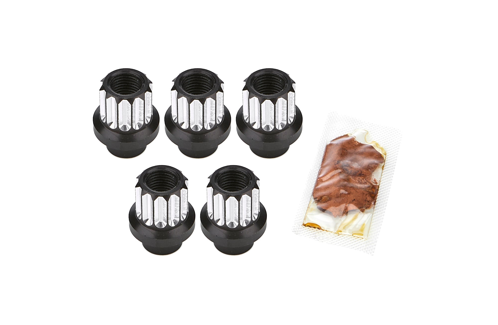 drag race solutions 7205-14MM Billet Aluminum 12pt Lug Nuts 14mm 5pk drag race solutions 7205-14MM