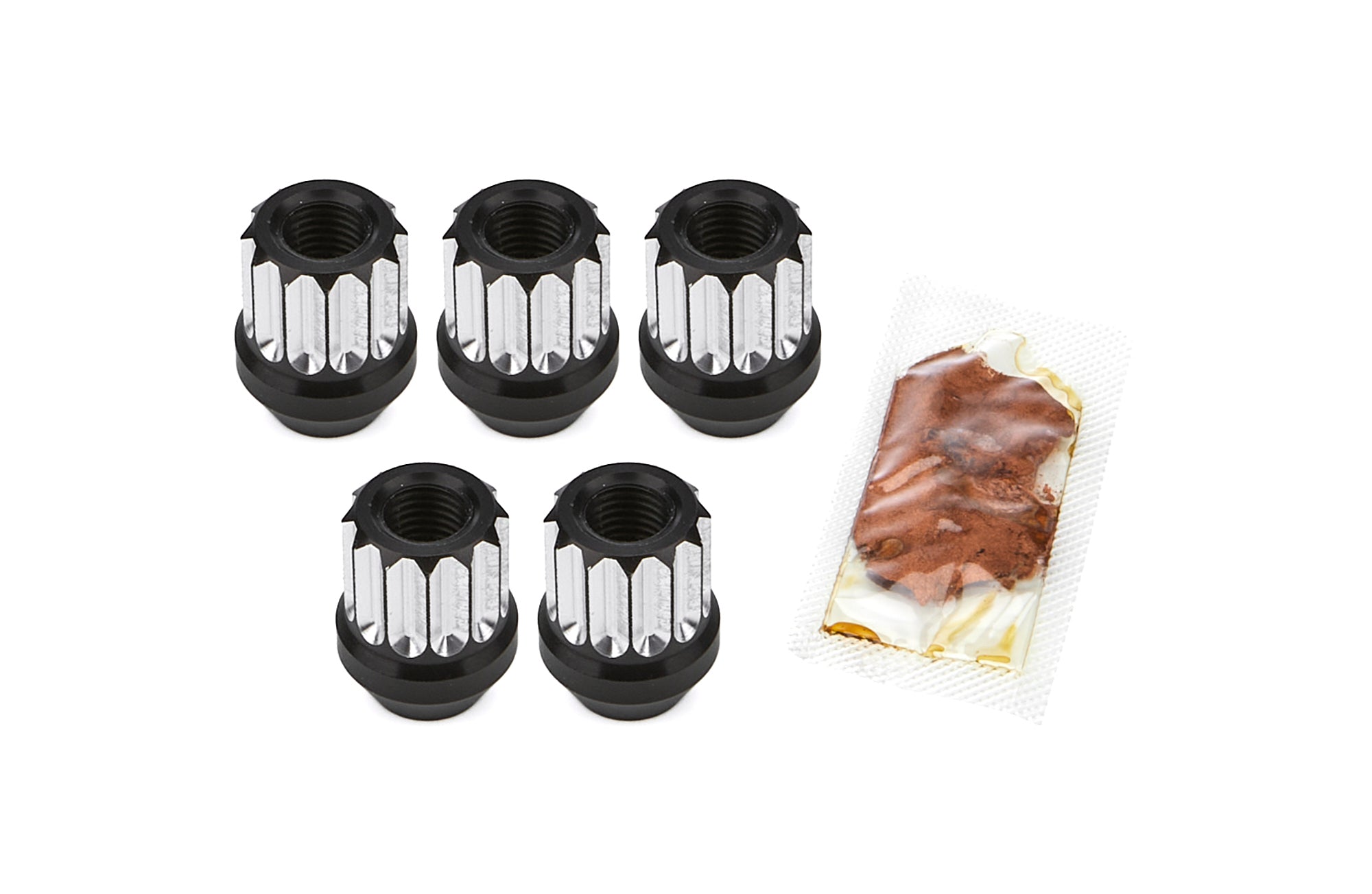 drag race solutions 7605-12MM Billet Aluminum 12pt Lug Nuts 12mm 5pk drag race solutions 7605-12MM