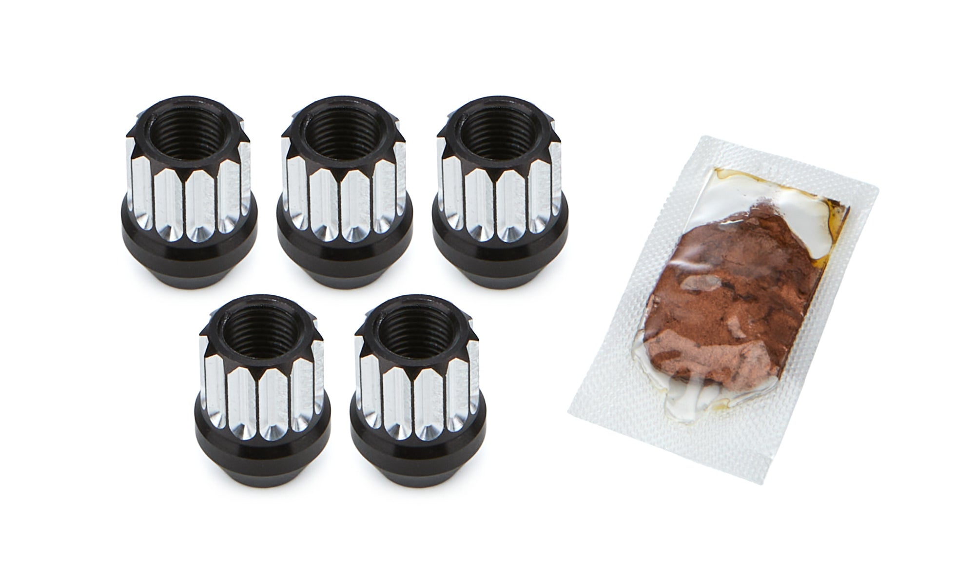 drag race solutions 7605-14MM Billet Aluminum 12pt Lug Nuts 14mm 5pk drag race solutions 7605-14MM