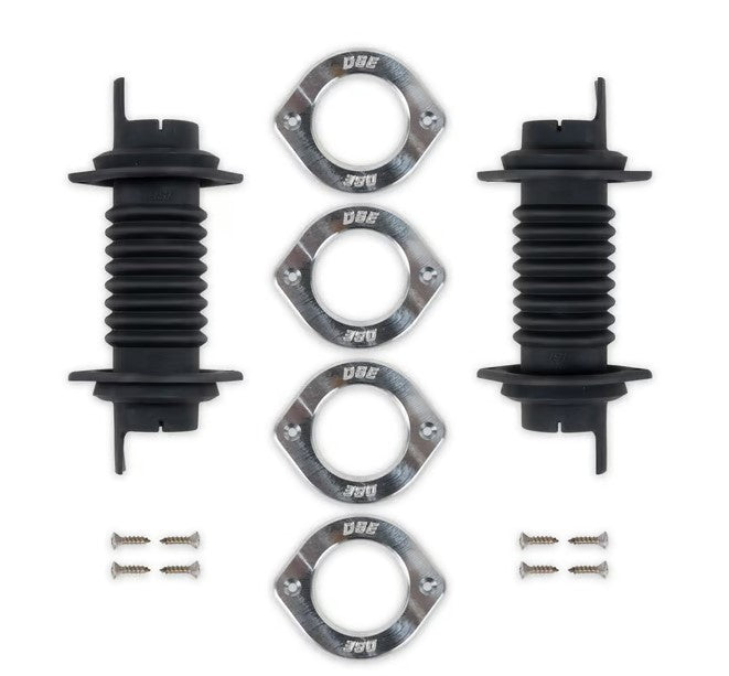 Detroit Speed and Engineering 010421DS Door Jamb Wiring Boot Kit - Billet Trim Detroit Speed and Engineering 010421DS