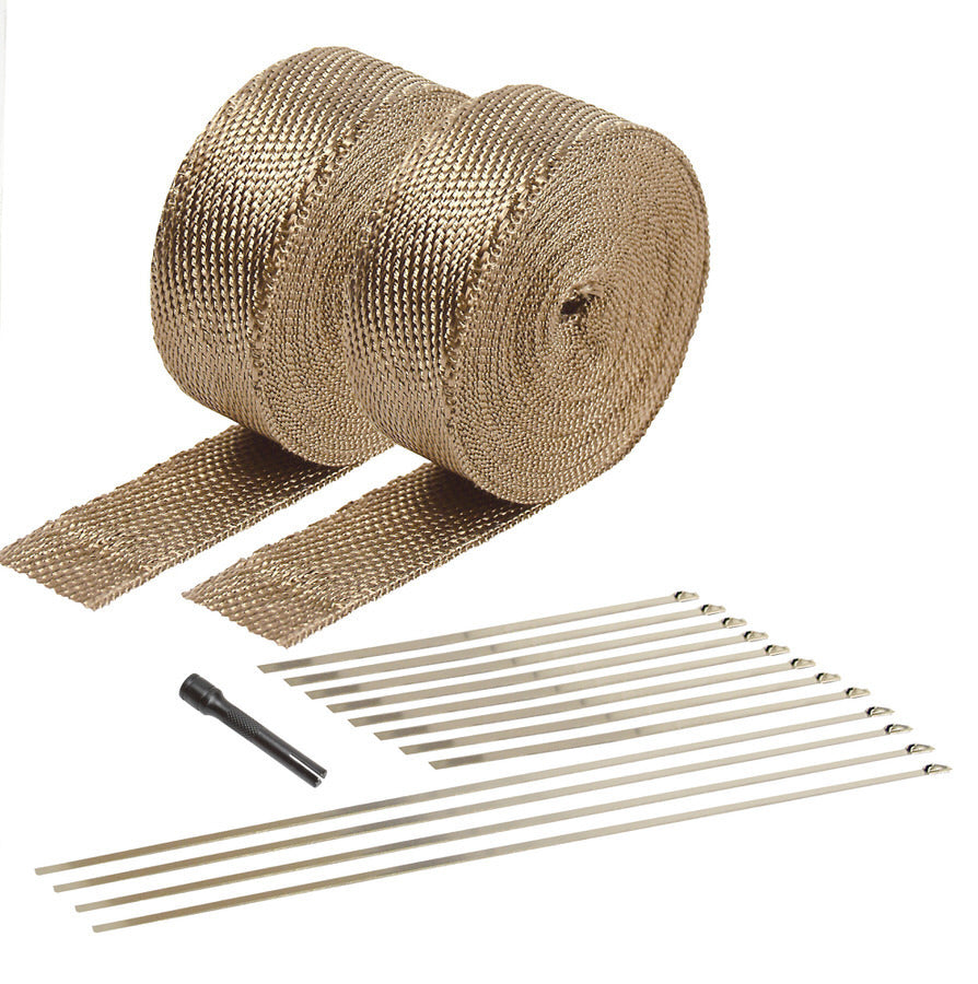 Design Engineering 10095 Exhaust & Pipe Wrap Kit Titanium Design Engineering 10095