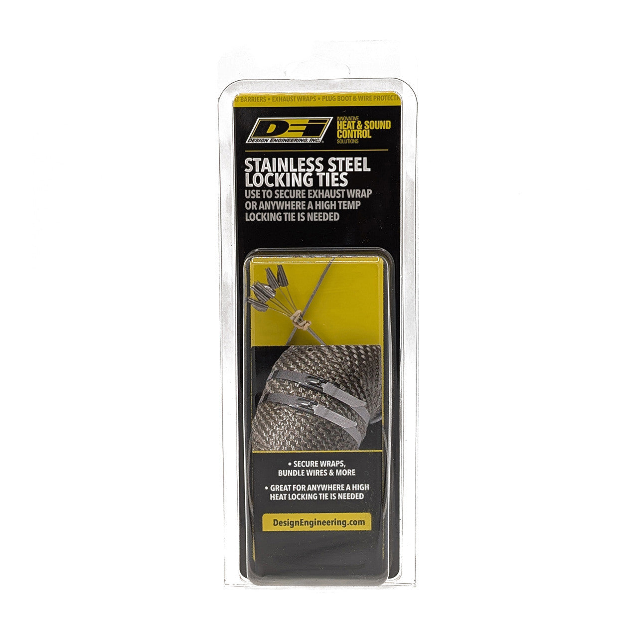 Design Engineering 10202 S.S Locking Ties 14in.-4pk. Design Engineering 10202