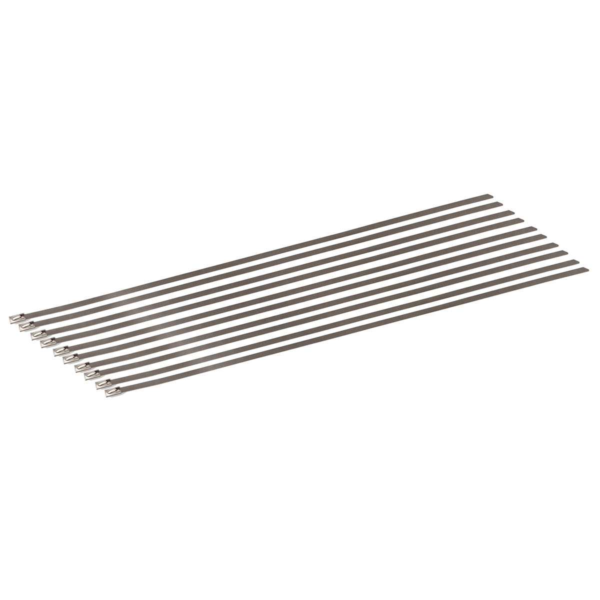 Design Engineering 10203 Stainless Steel Locking Ties 20in. (10 Per Poly Design Engineering 10203