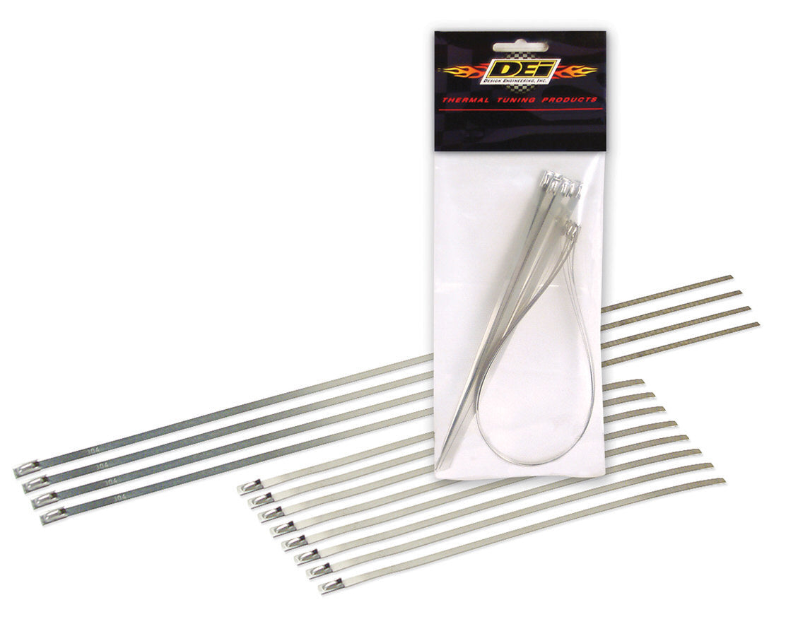 Design Engineering 10205 Locking Tie Combo Pack 8-8in and 4-14in Design Engineering 10205