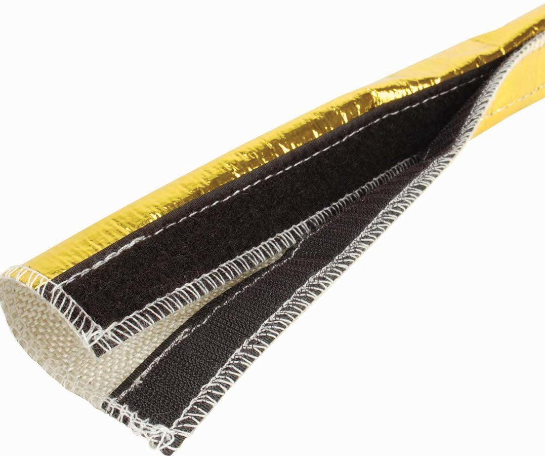 Design Engineering 10458 Heat Shroud Gold 1/2in to 1-1/4in ID x 3 Feet Design Engineering 10458