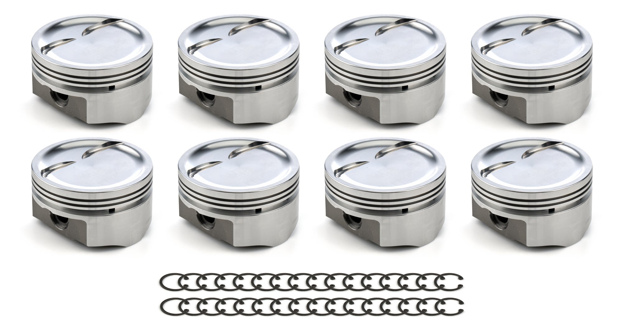 DSS RACING 8712-4060 SBC Dished  Piston Set 4.060 Bore -18cc D DSS RACING 8712-4060