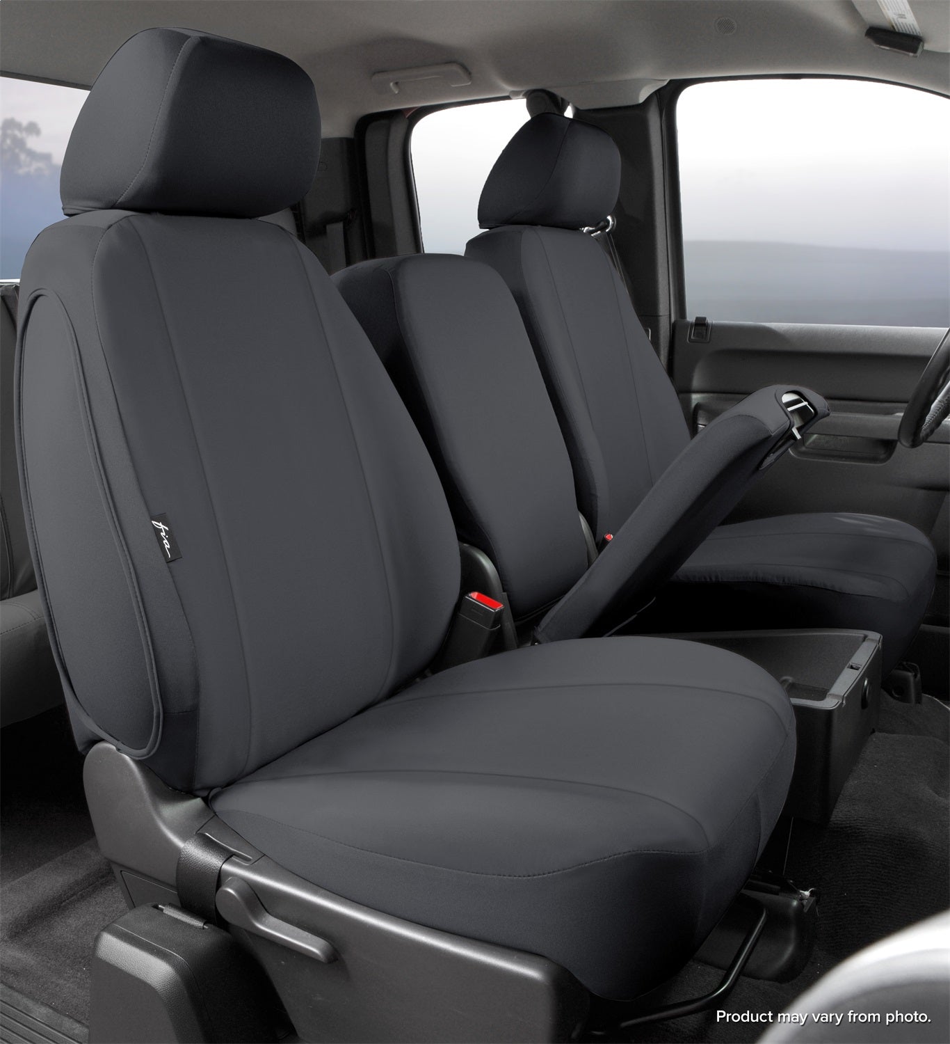 FIA DT78-37 BLACK Dura-Tech Pro Front Seat Cover; 40/20/40; FIA DT78-37 BLACK