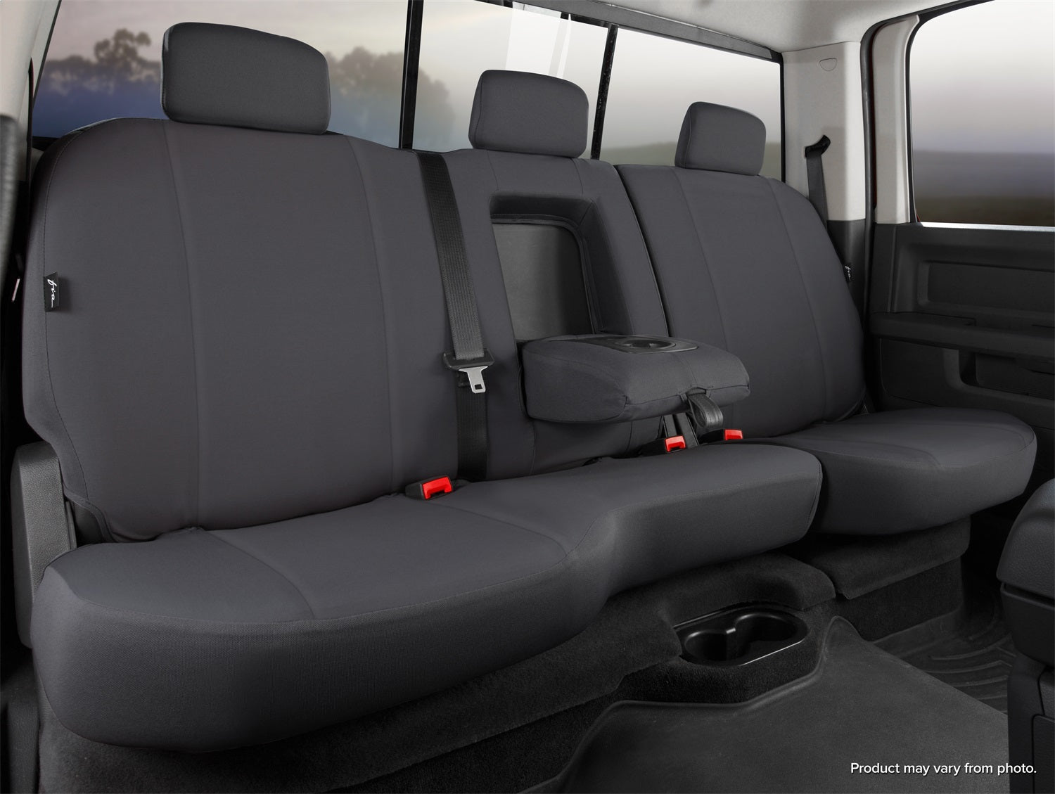 FIA DT72-49 BLACK Dura-Tech Rear Seat Cover; 40/60; FIA DT72-49 BLACK