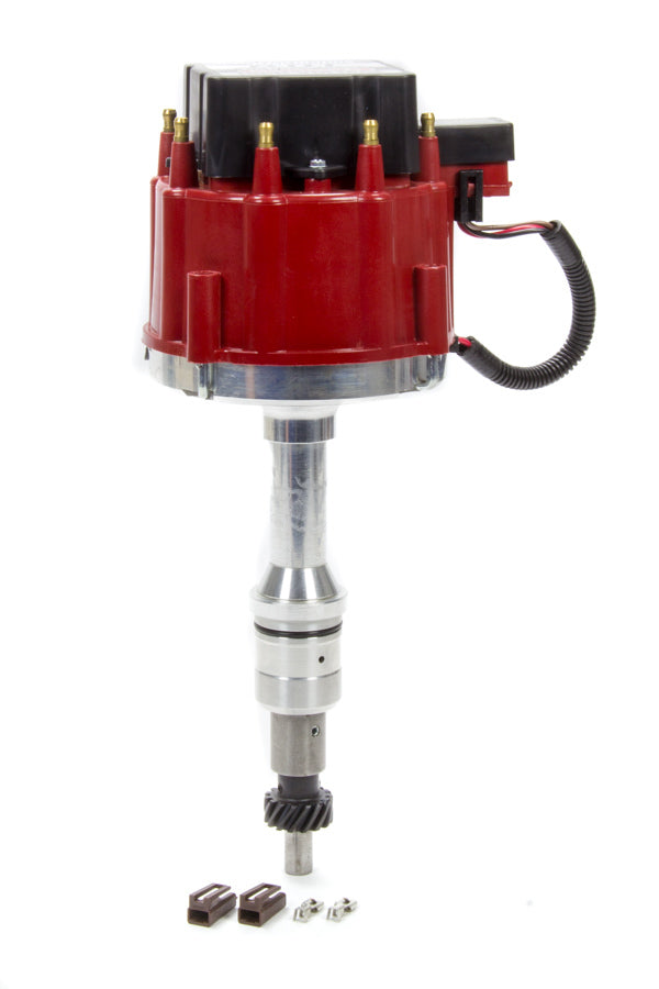 DUI Distributor 358212RD Racing Distributor SBF 351W Red Cap w/o Vac Adv DUI Distributor 358212RD