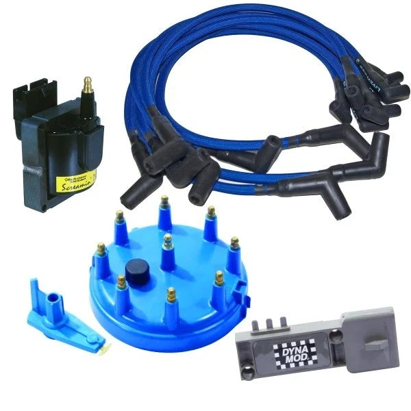 DUI Distributor 5-0KIT-BL Ignition Kit Firepower 84-93 Mustang Blue DUI Distributor 5-0KIT-BL