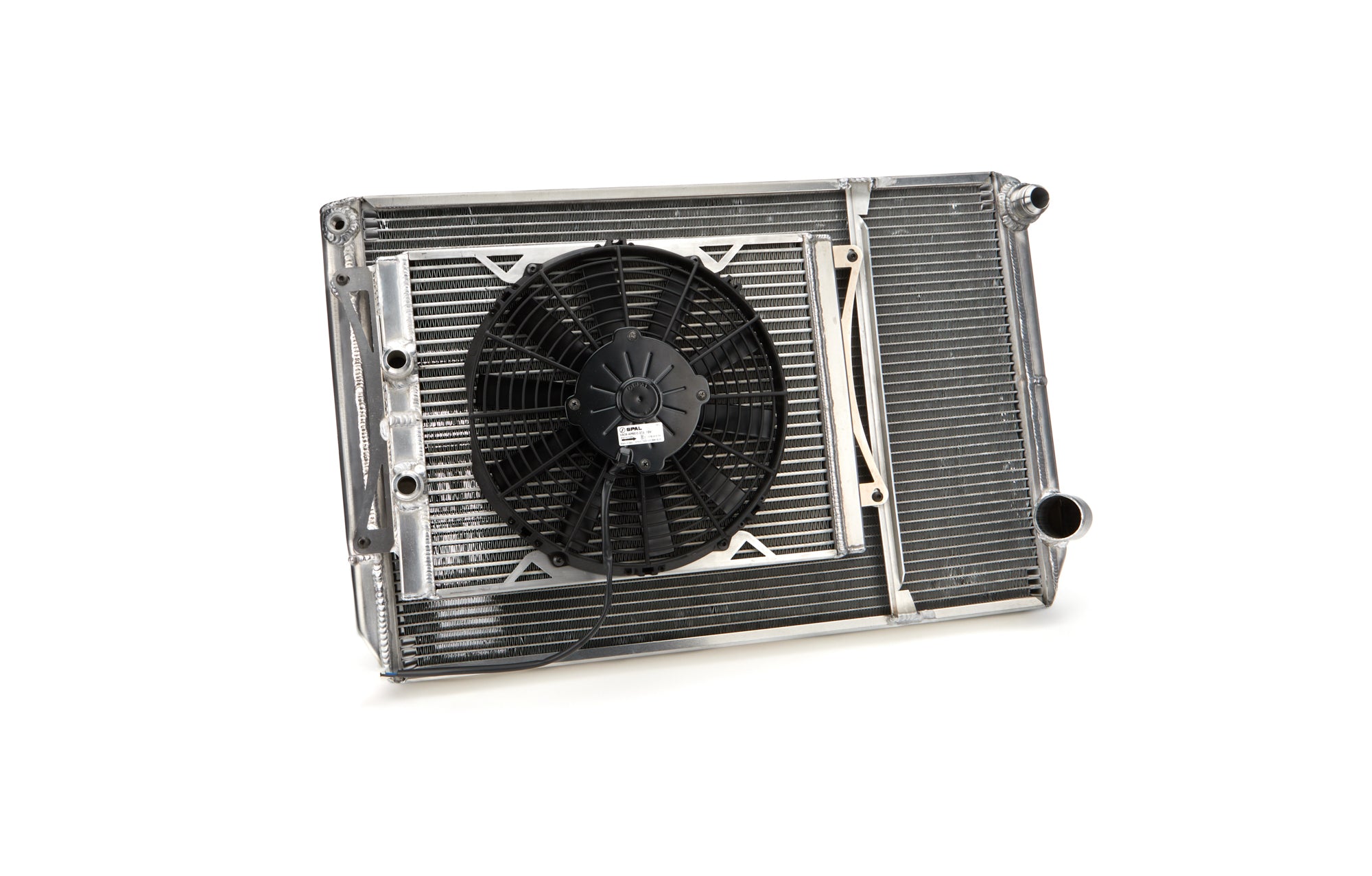 Fluidyne MGM.SLM.CLOSED Radiator Dbl 29x18 W/Oil Cooler Fan w/o Fill Fluidyne MGM.SLM.CLOSED