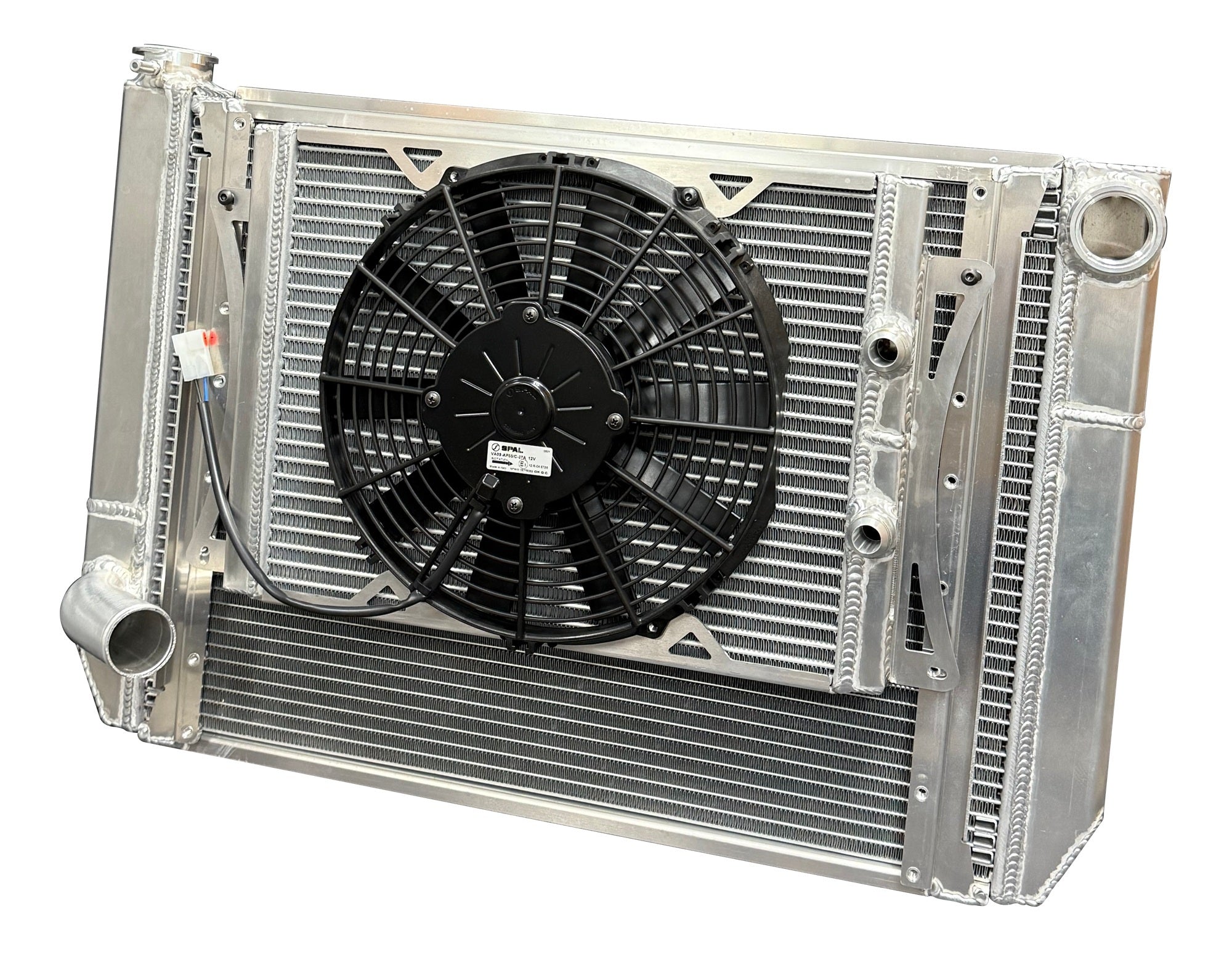 Fluidyne MGM.SLM.CLOSEDV2 Radiator Dbl 29X18 W/Oil Cooler Fan W/O Fill Fluidyne MGM.SLM.CLOSEDV2