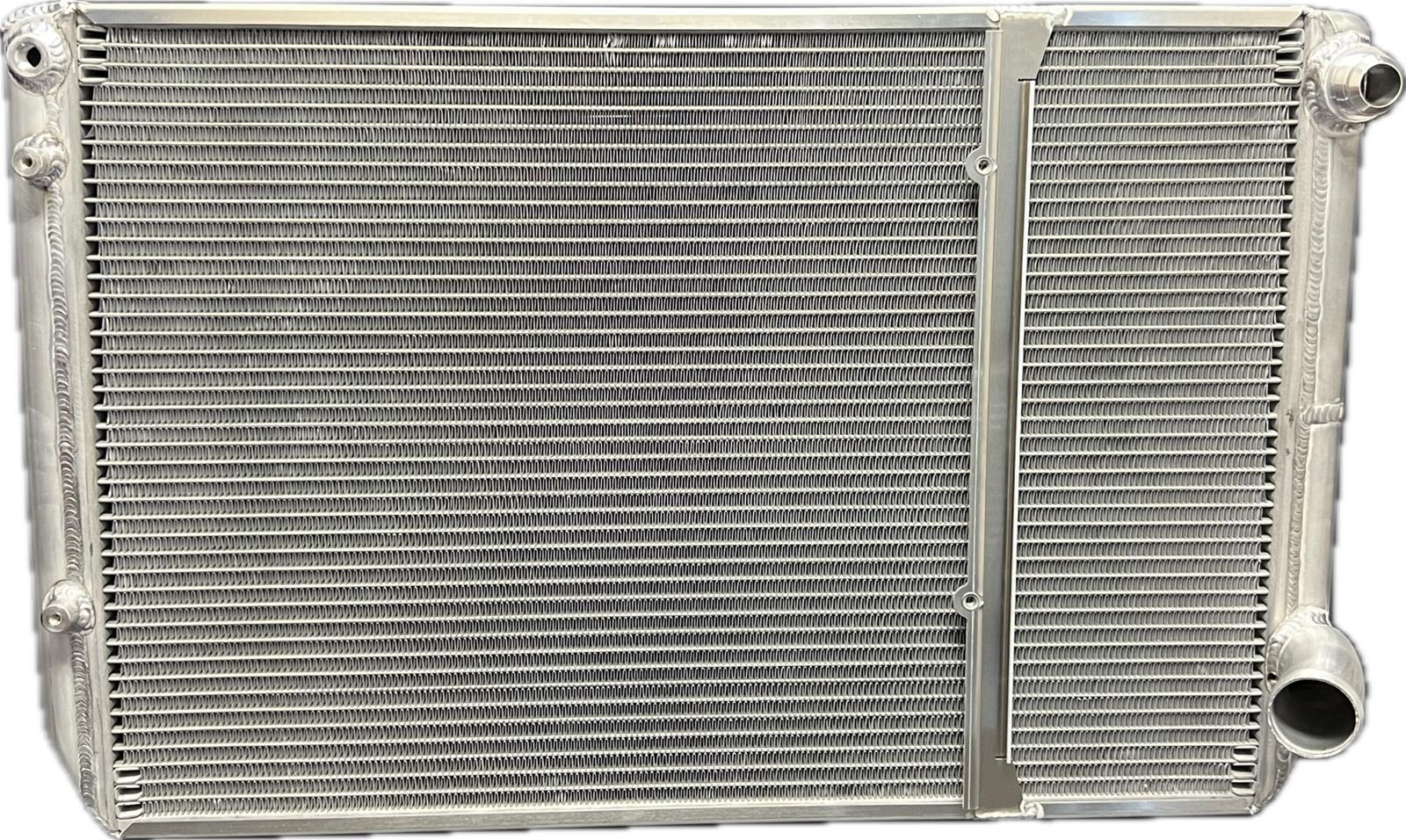 Fluidyne RGM.SLM.CLOSED Radiator Dbl 29x18 W/Oil Cooler Closed GM Fluidyne RGM.SLM.CLOSED