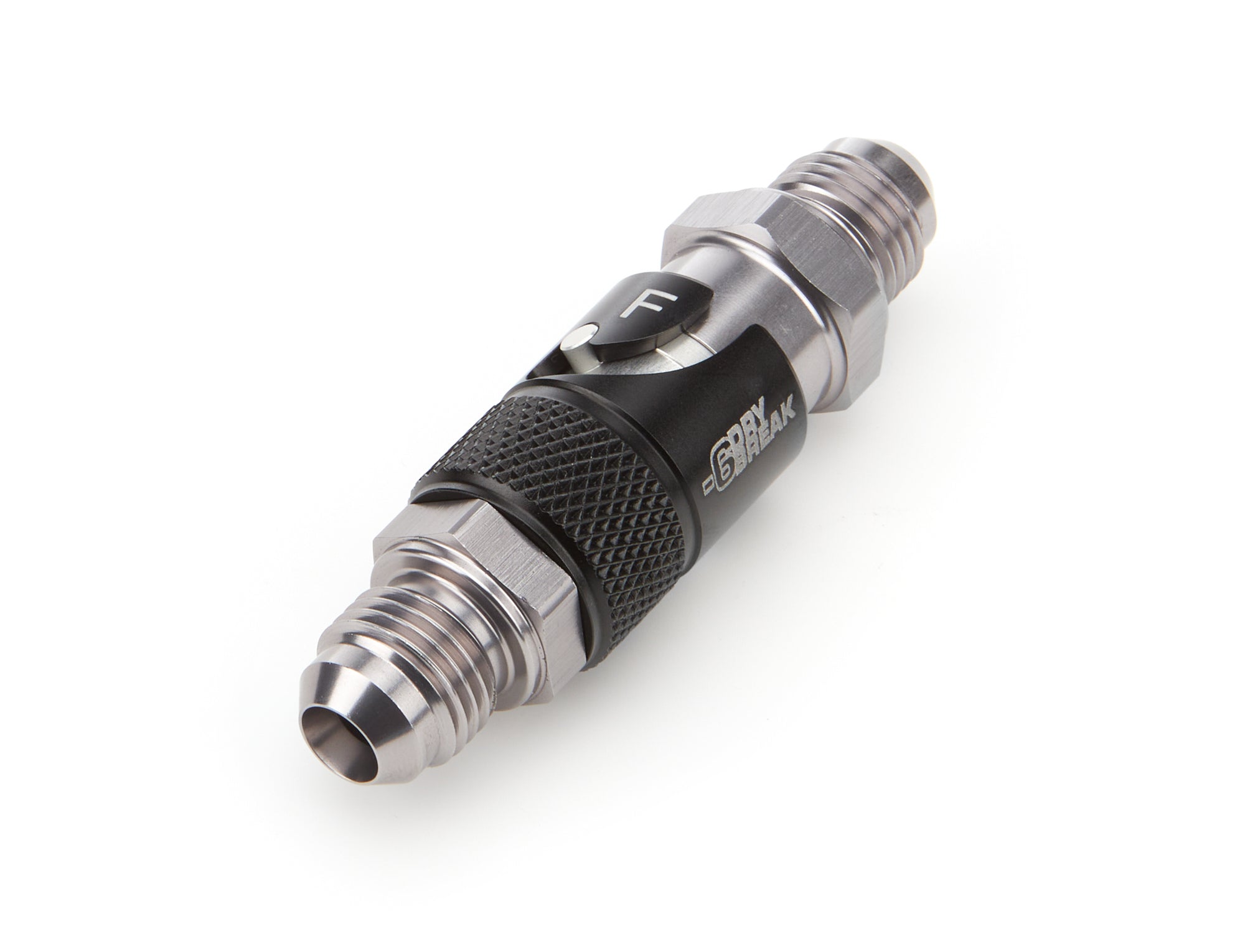DeatschWerks 6-02-0225-B 6AN Quick Disconnect Dry Break Fitting DeatschWerks 6-02-0225-B