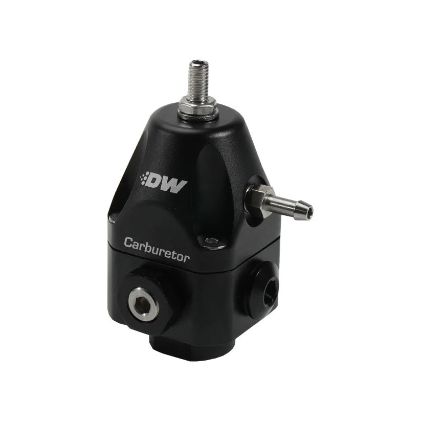 DeatschWerks 6-0550-FRB Adj Carb Regulator 6AN 4 Inlets 6AN Return DeatschWerks 6-0550-FRB