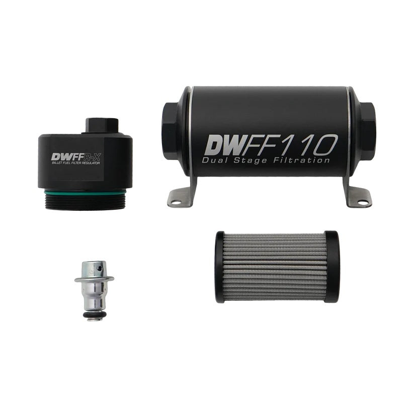 DeatschWerks 8-FFR-110-010K 110mm Billet Filter Reg 10 Micron DeatschWerks 8-FFR-110-010K