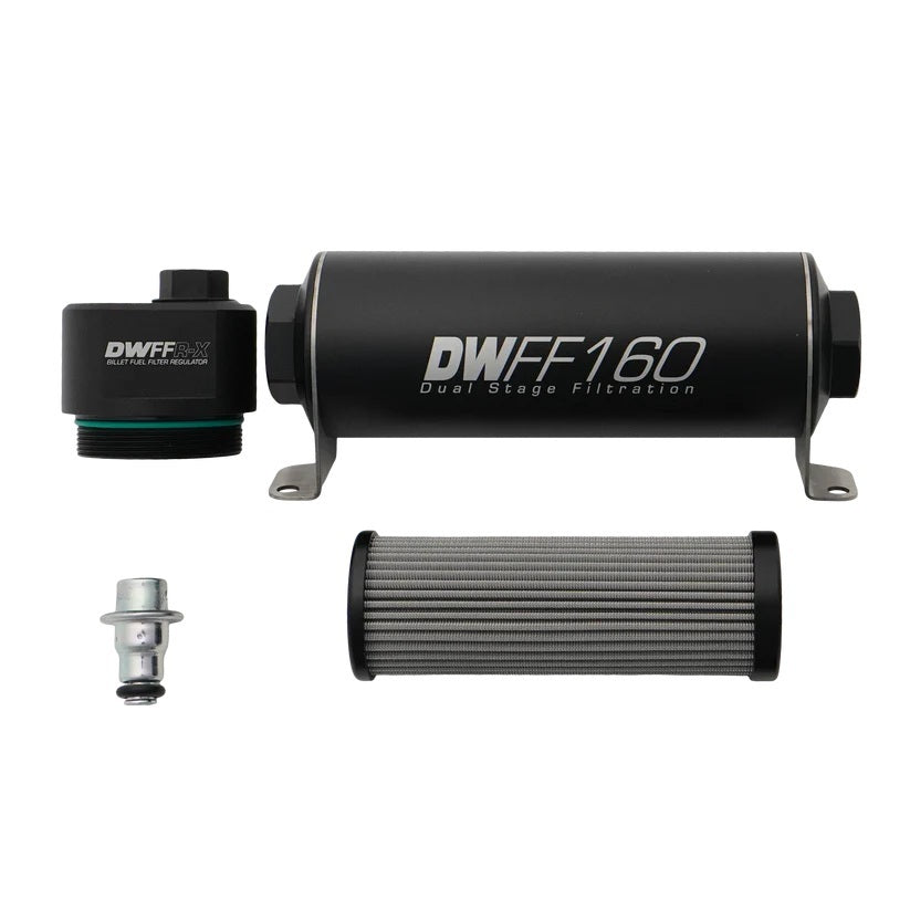 DeatschWerks 8-FFR-160-010K 160mm Billet Filter Reg 10 Micron DeatschWerks 8-FFR-160-010K