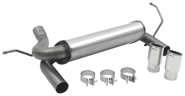 Dynomax 39510 SS Axle Back Exhaust 07-18 Wrangler 3.6/3.8L Dynomax 39510