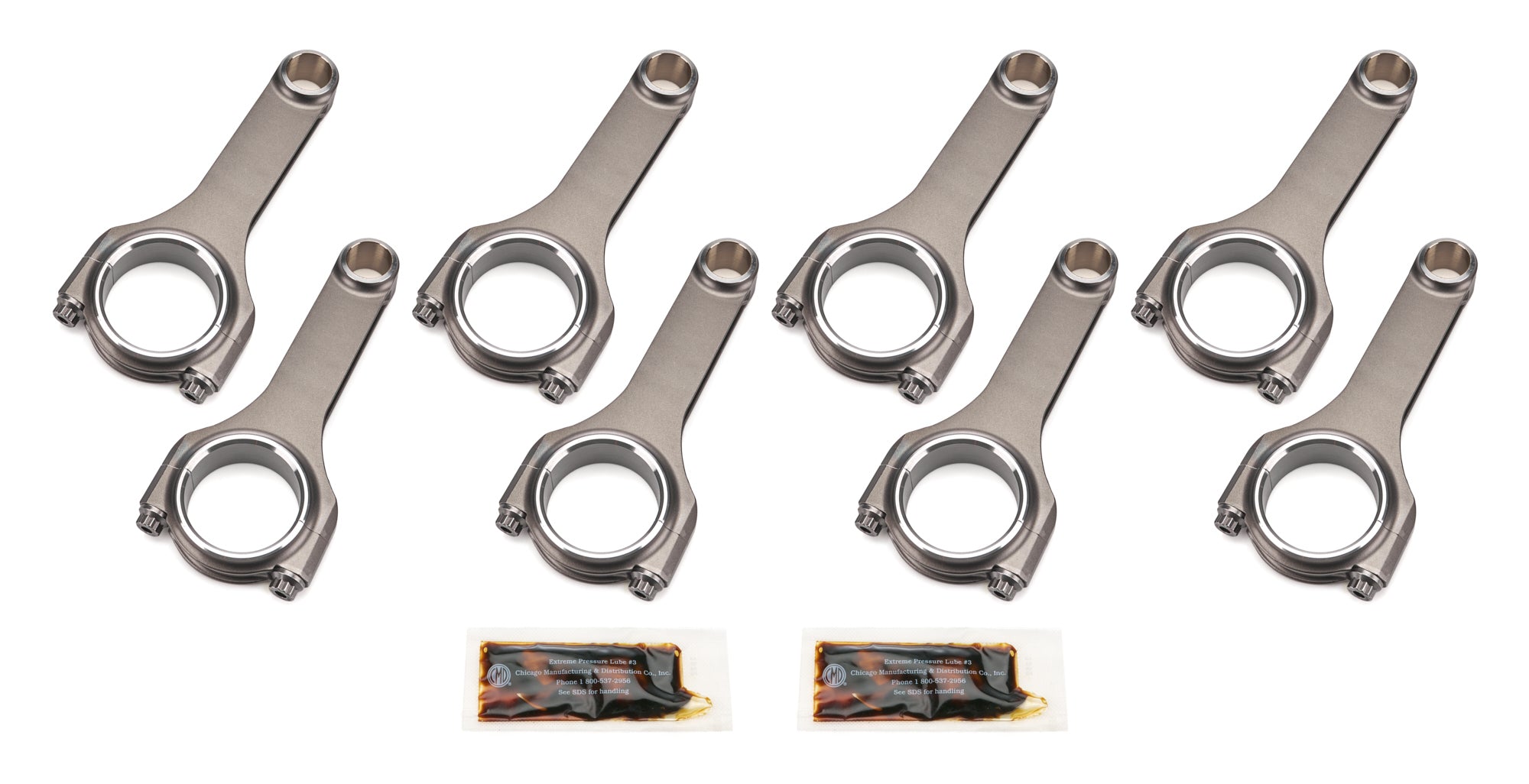 Dyer's Top Rods 5850NLSBCSJ7200A SBC 5.850 Forged Rods - 2.000 Pin Dia. Dyer's Top Rods 5850NLSBCSJ7200A