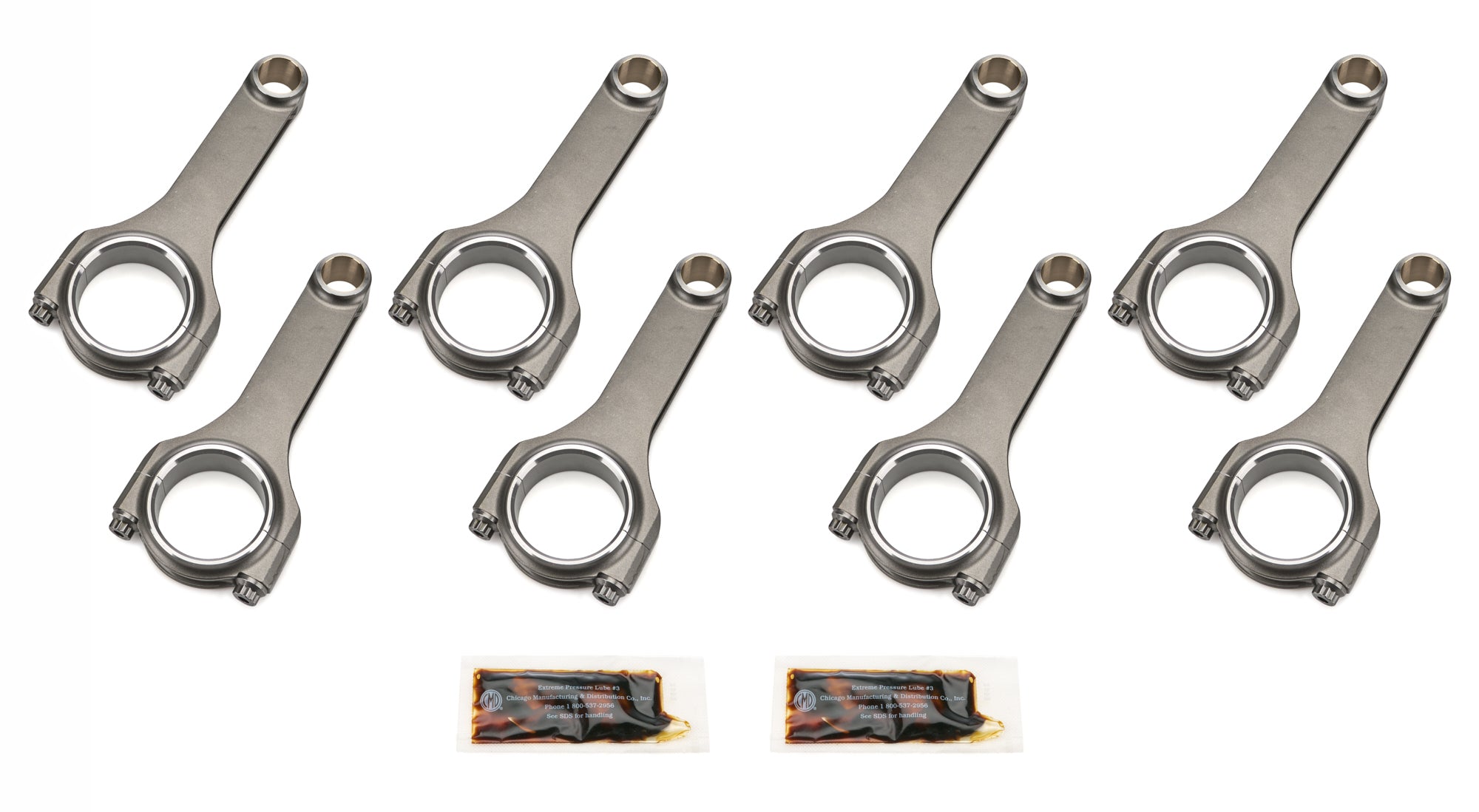 Dyer's Top Rods 6000NLSBCLJ7200A SBC 6.000 Forged Rods - 2.100 Pin Dia. Dyer's Top Rods 6000NLSBCLJ7200A