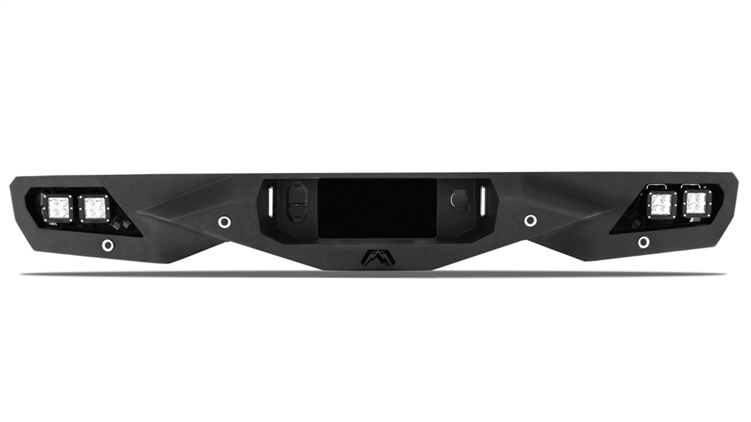 Fab Fours TT14-E2852-B Vengeance Rear Bumper; Uncoated/Paintable; Pre-Runner Guard; Fab Fours TT14-E2852-B