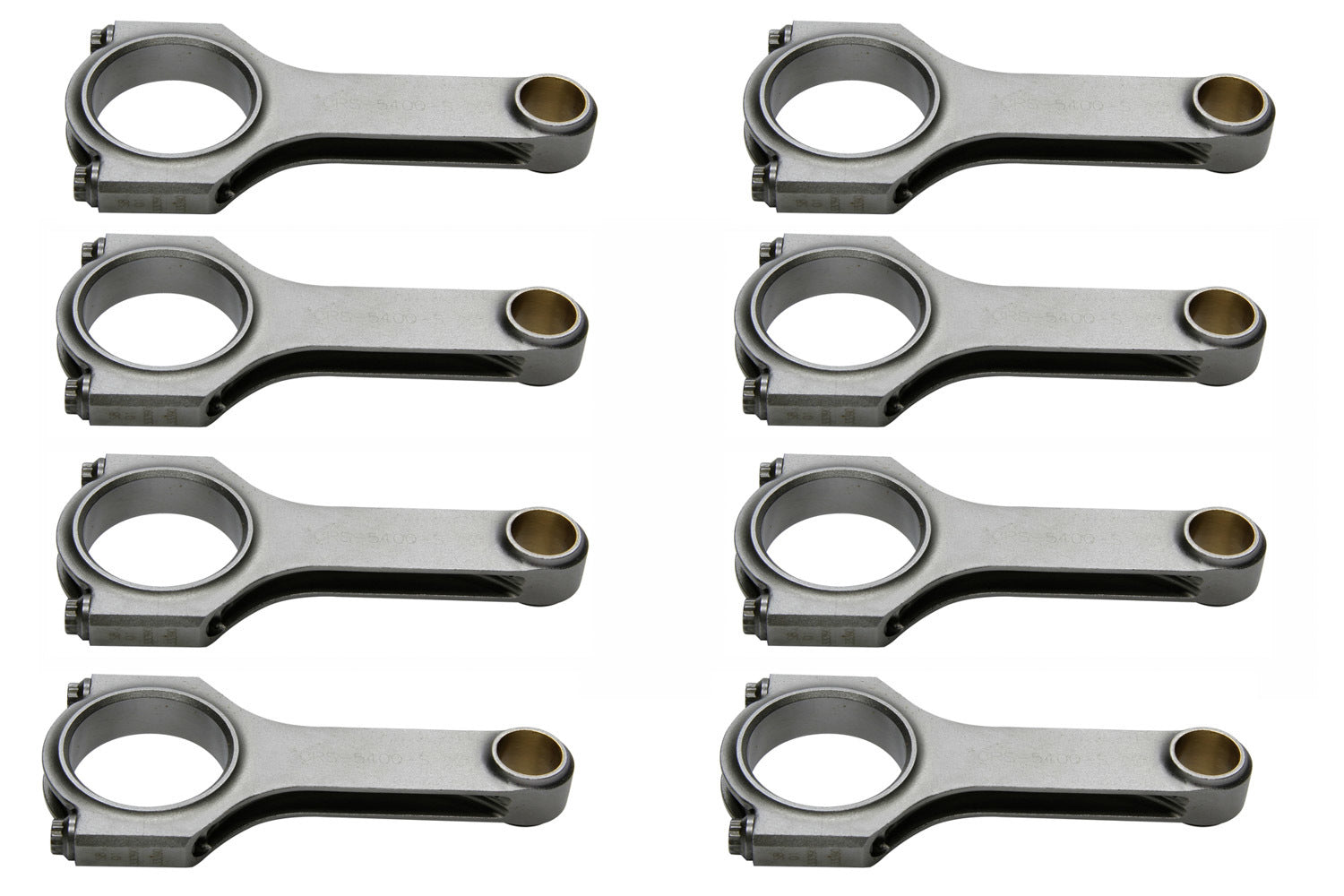 Eagle CRS5400S3D SBF 4340 Forged H-Beam Rods 5.400 w/2.123 Pin Eagle CRS5400S3D