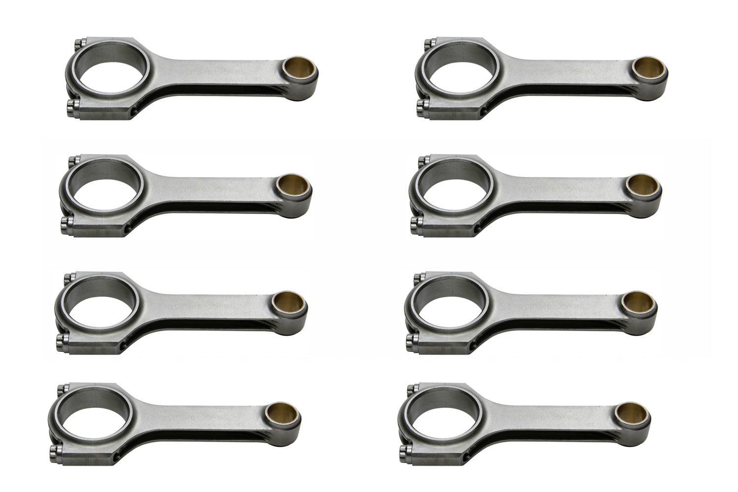 Eagle CRS6125B3DL19 SBC 4340 Forged H-Beam Rods 6.125 w/L19 Bolts Eagle CRS6125B3DL19