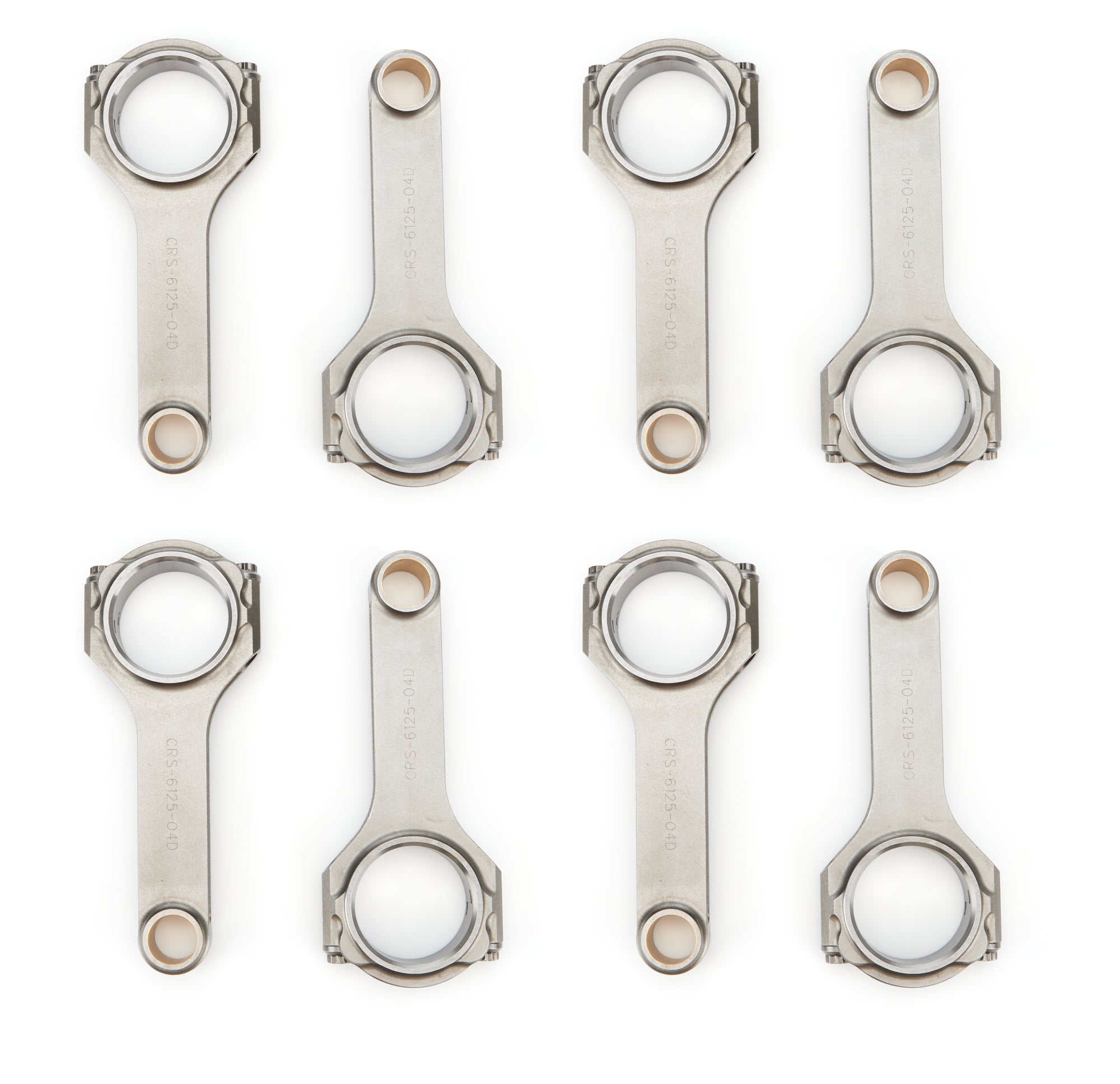 Eagle CRS6125O4D GM LS 4340 H-Beam Rod Set 6.125 4th-Gen Eagle CRS6125O4D