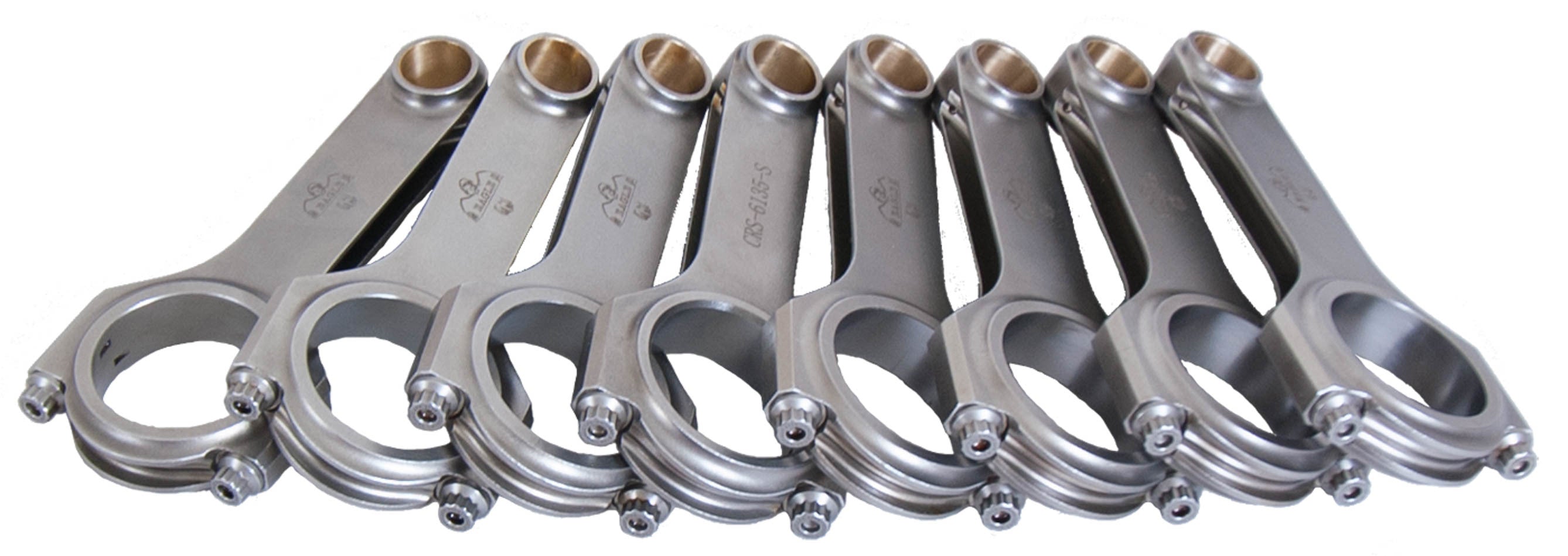 Eagle CRS61353D BBC 4340 Forged H-Beam Rods 6.135 Eagle CRS61353D