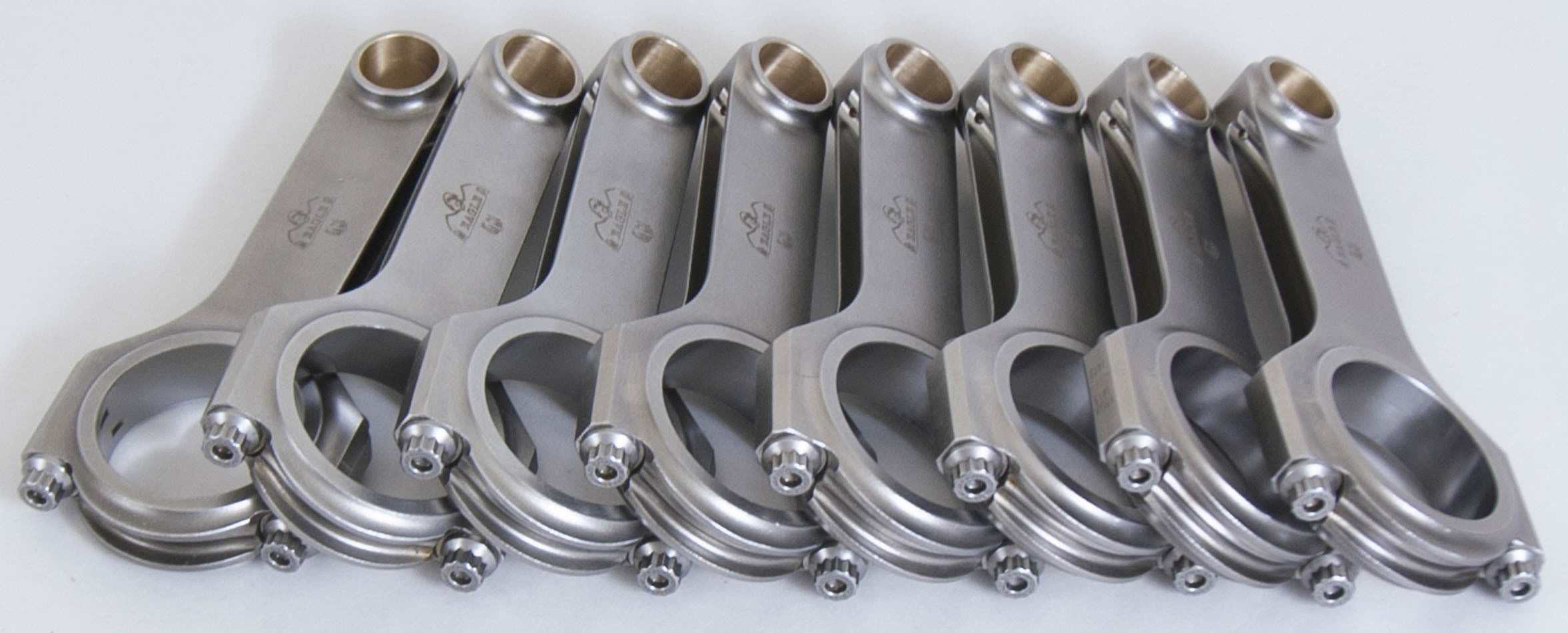 Eagle CRS61353D2000 BBC 4340 Forged H-Beam Rods 6.135 w/ARP2000 Eagle CRS61353D2000