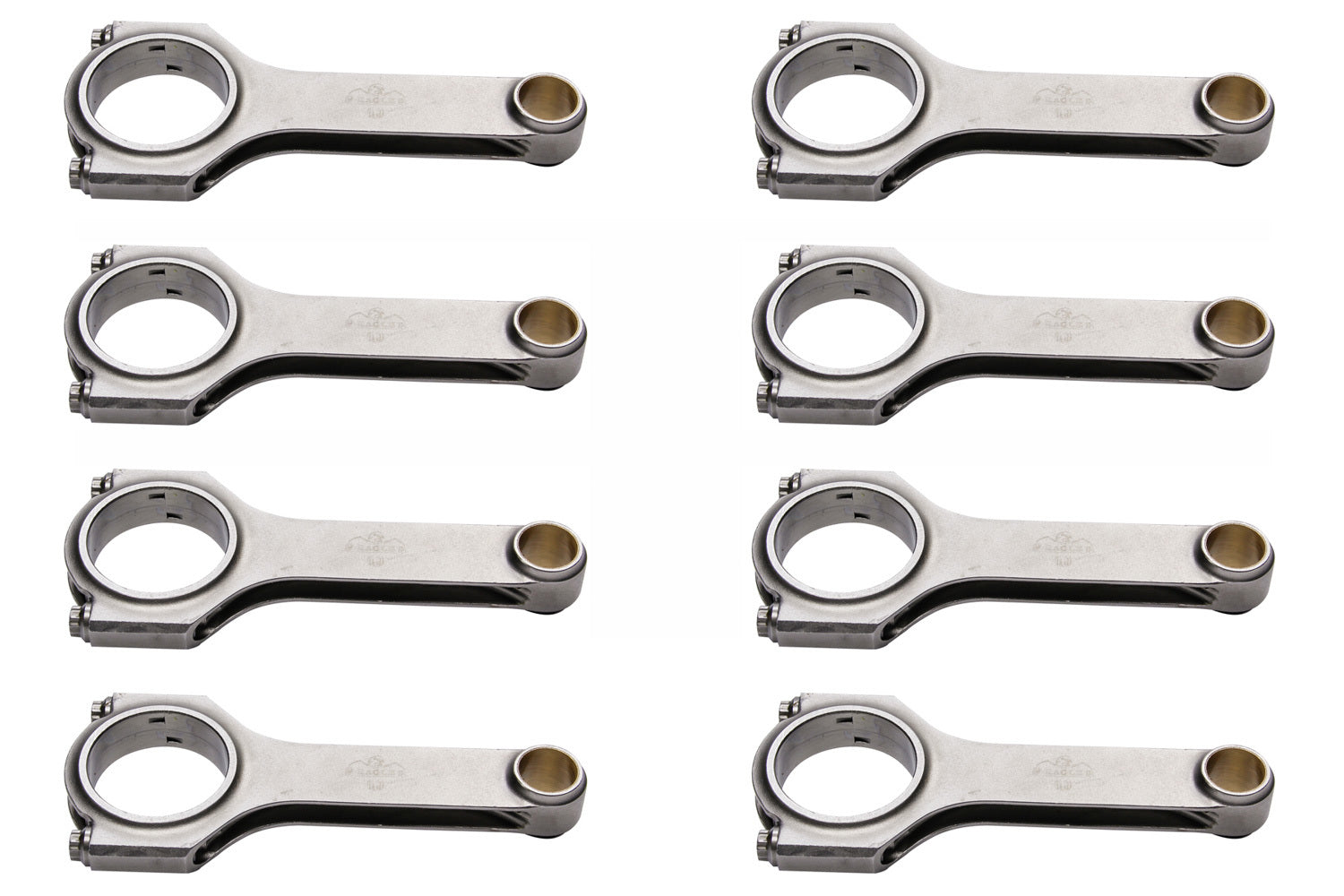 Eagle CRS6200B3D2000 SBC 4340 Forged H-Beam Rods 6.200 w/ARP 2000 Eagle CRS6200B3D2000
