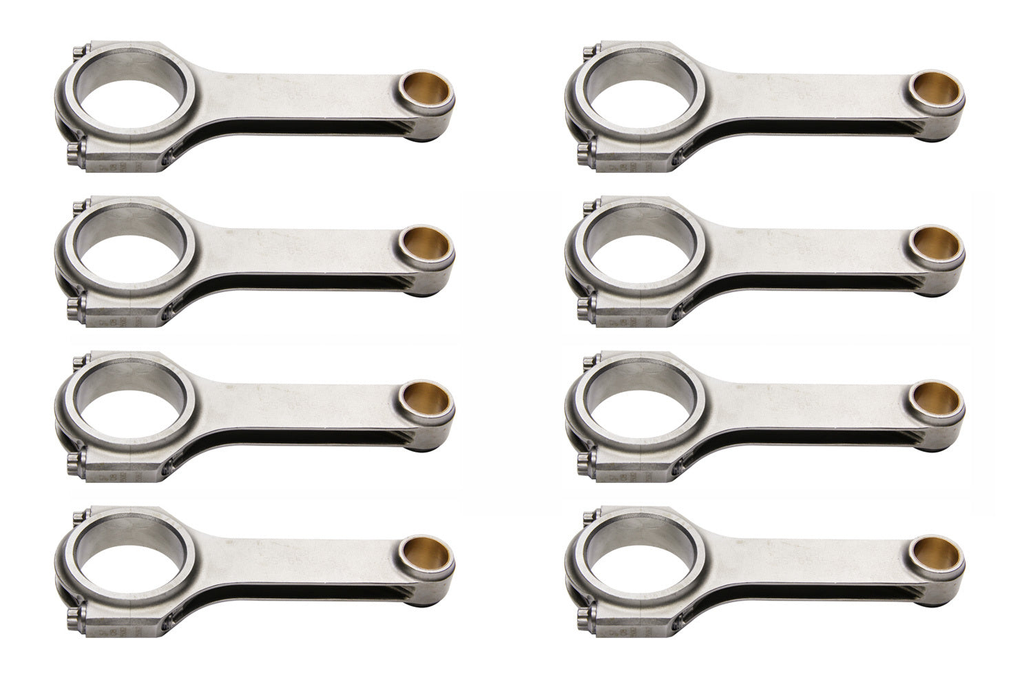 Eagle CRS65353D2000 BBC 4340 Forged H-Beam Rods 6.535 w/ARP2000 Eagle CRS65353D2000