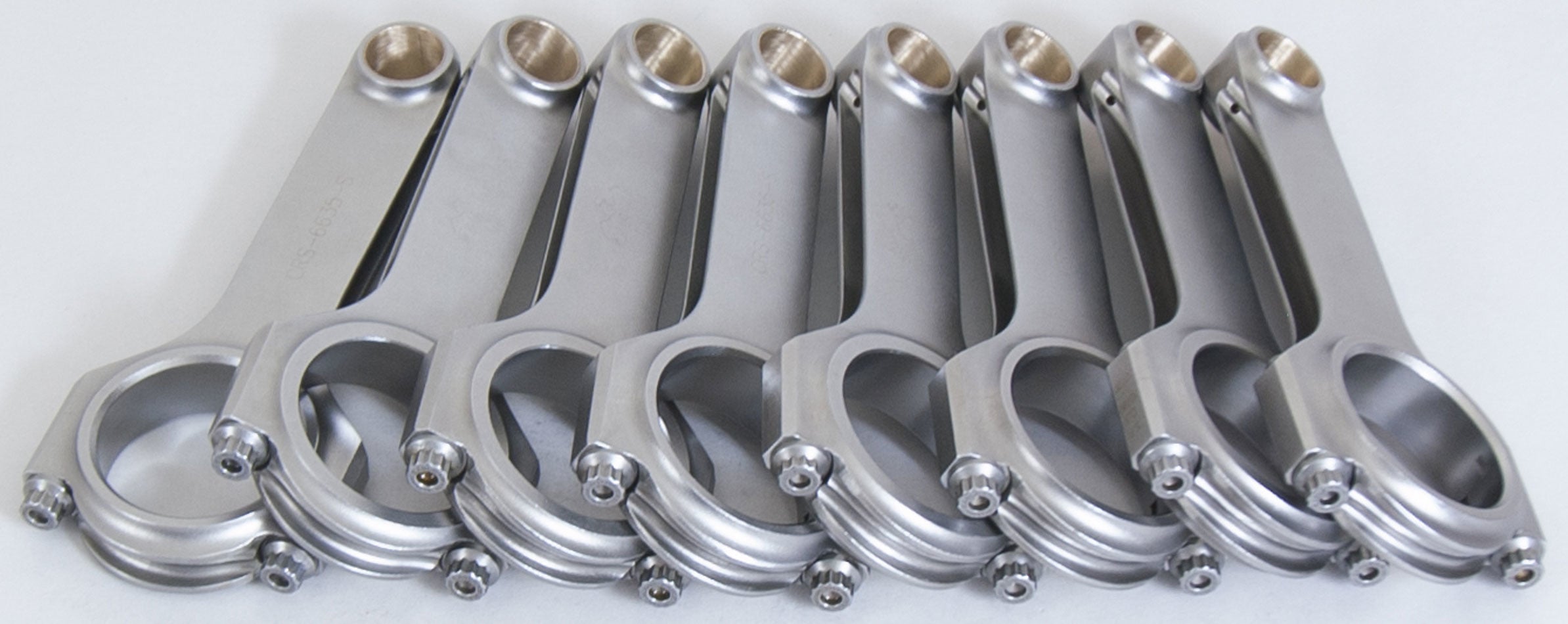 Eagle CRS66353D BBC 4340 Forged H-Beam Rods 6.635in Eagle CRS66353D