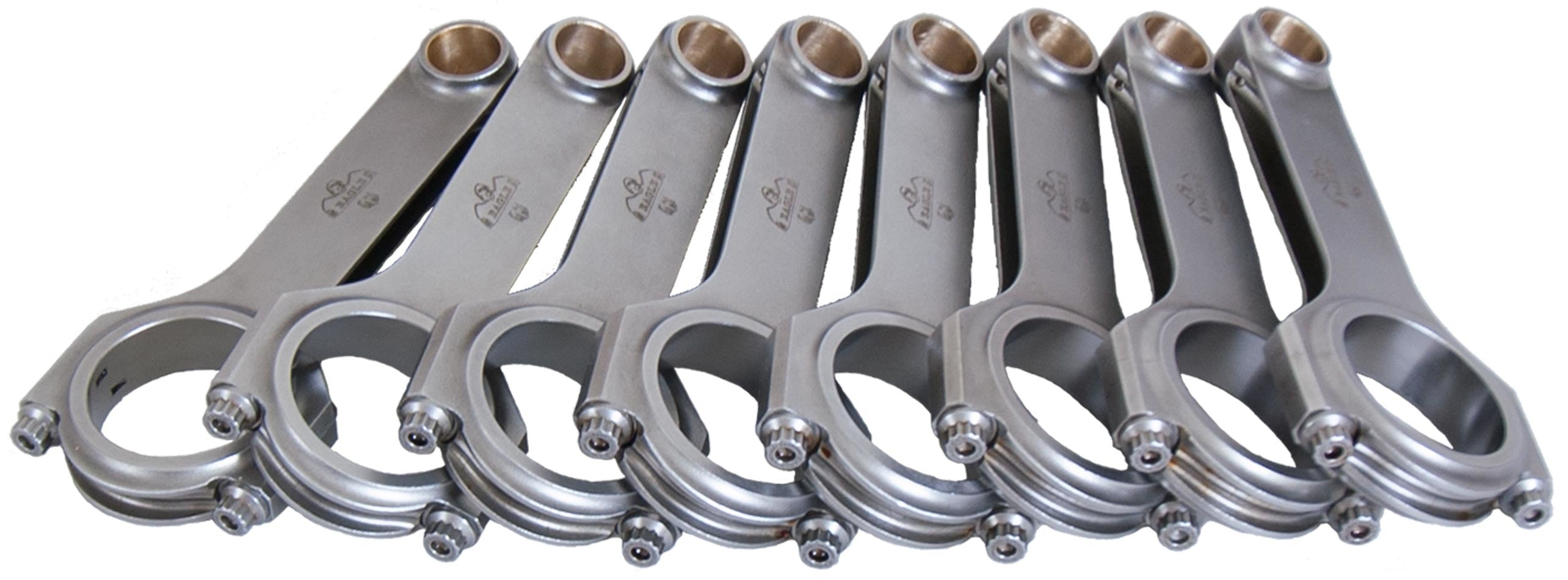 Eagle CRS67003D BBC 4340 Forged H-Beam Rods 6.700in Eagle CRS67003D