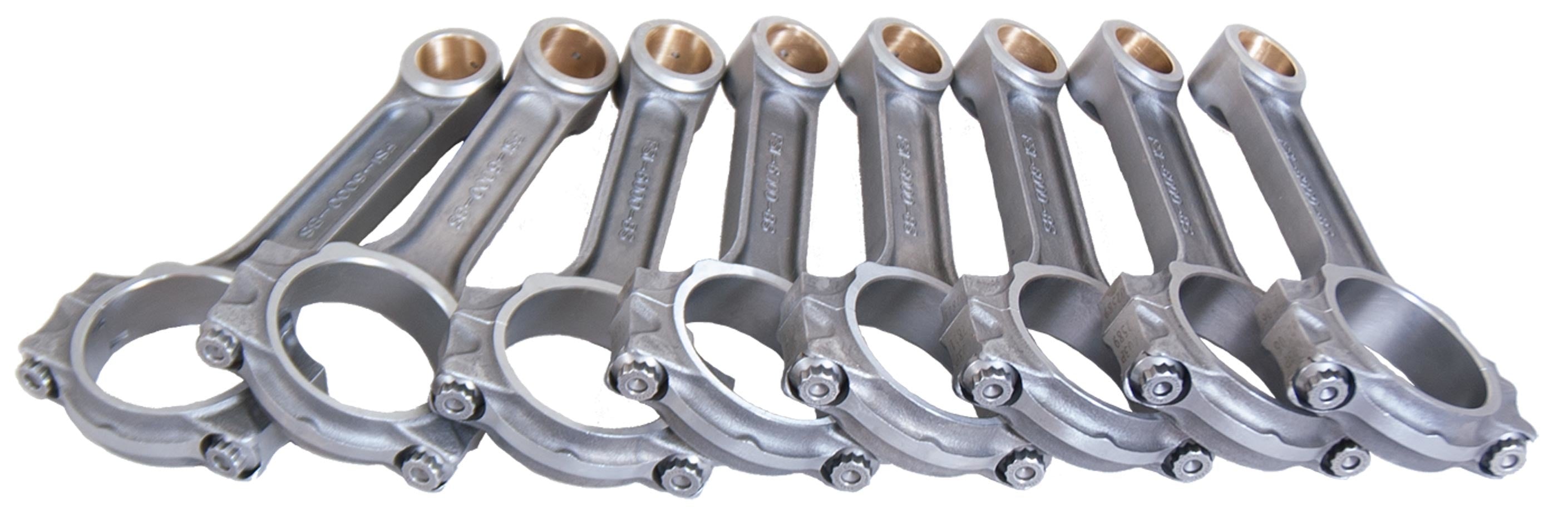 Eagle FSI6000B SBC Forged 4340 I-Beam Rods 6.000 w/7/16 Bolts Eagle FSI6000B