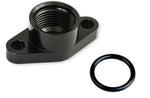 Earl's Performance GT0002ERL Turbo Oil Drain Back Flange 12 ORB Port Black Earl's Performance GT0002ERL